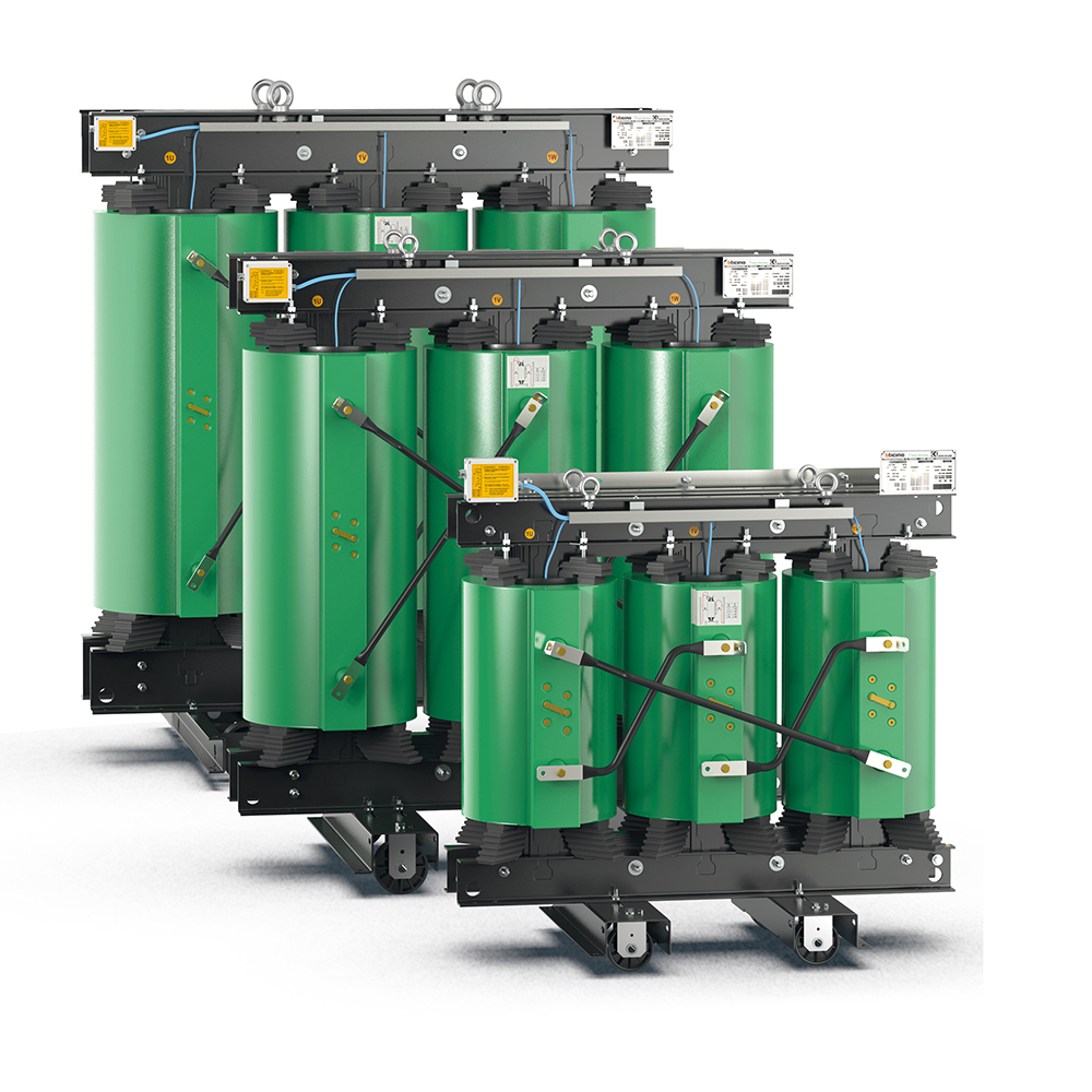 Low and medium-voltage cast resin transformers