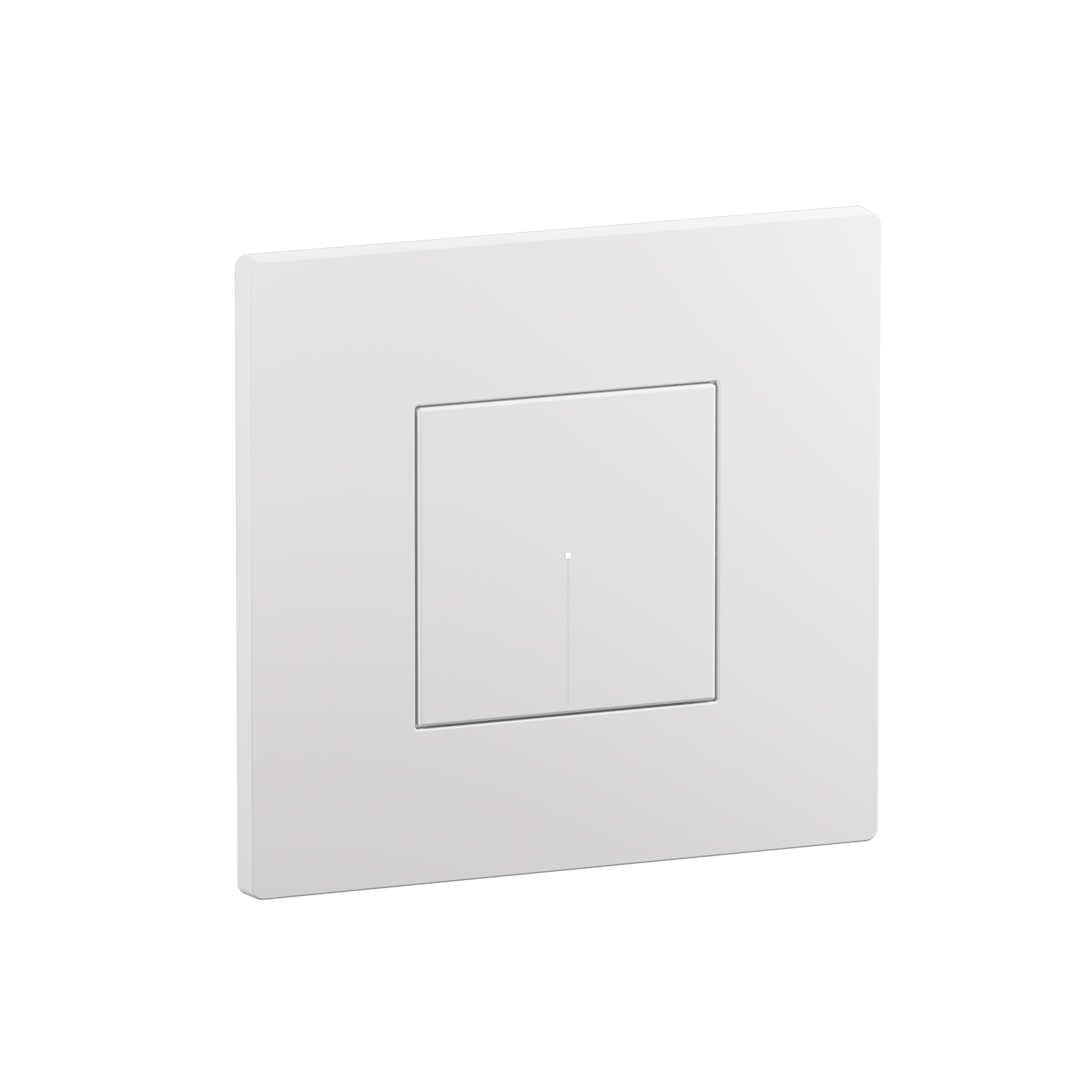 1-way switch 1P 10AX 2 modules white, rocker, lightable, automatic terminals