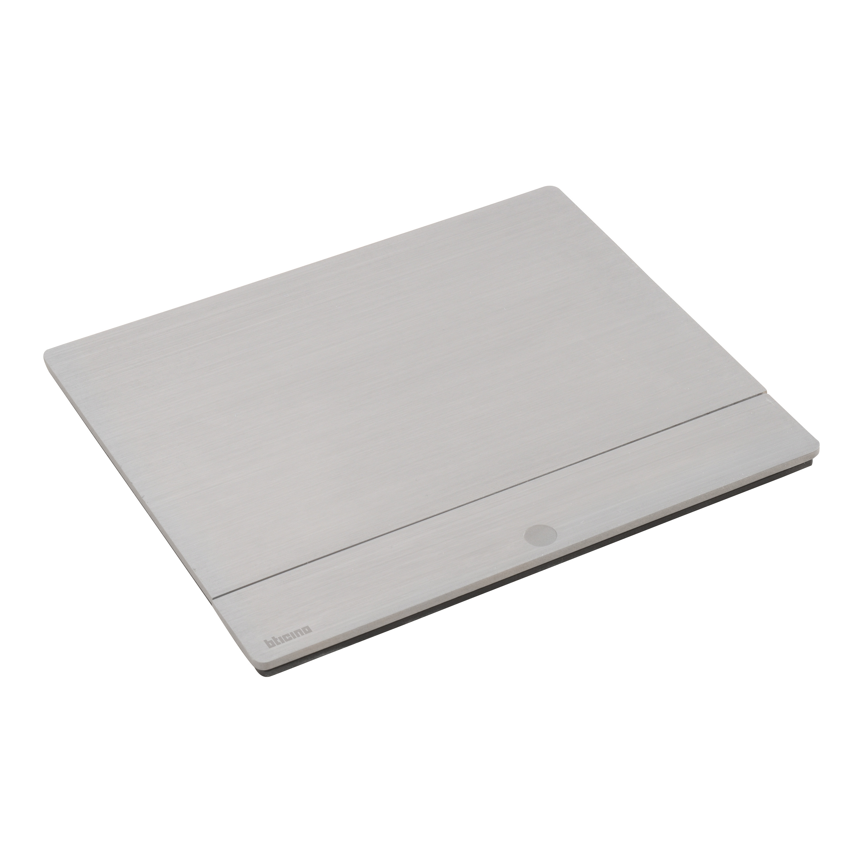 Pop-up - For flush mounting in furniture. 4 modules - Cover finish Brushed aluminum