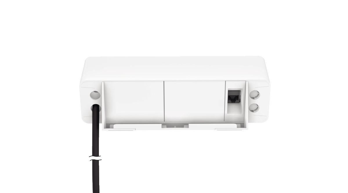 Desktop multi-outlet extensions equipped  with MatixGO power sockets, USB chargers and RJ45 connectors - 8 modules - Color: white