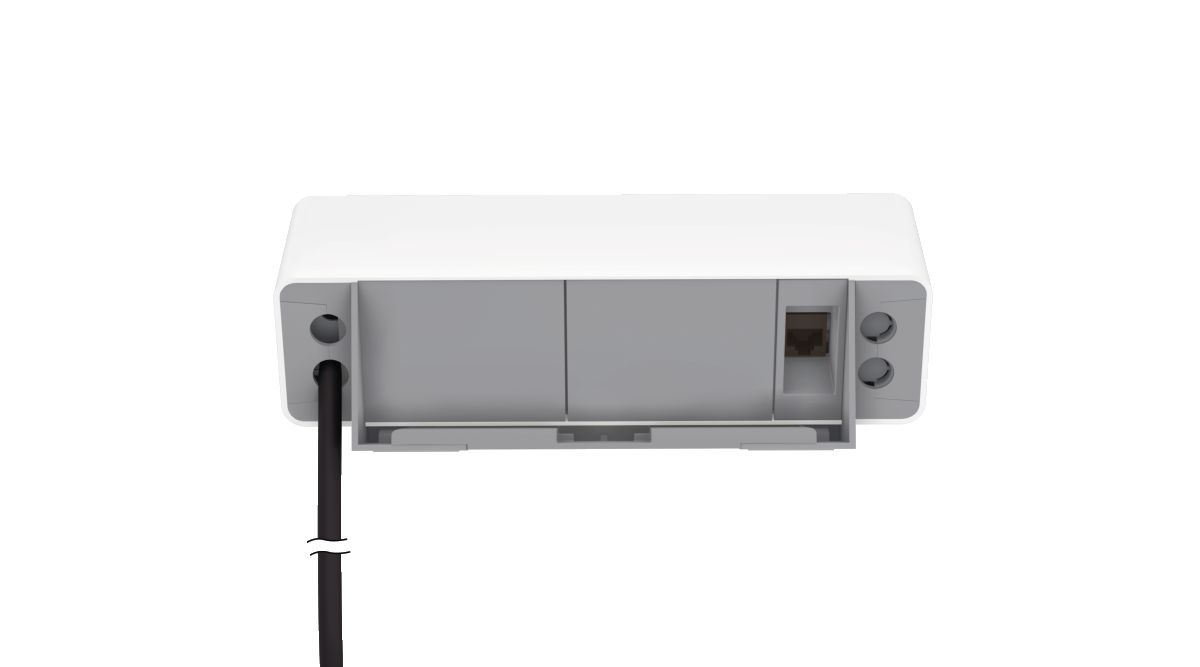 Desktop multi-outlet extensions equipped  with MatixGO power sockets, USB chargers and RJ45 connectors - 8 modules - Color: white