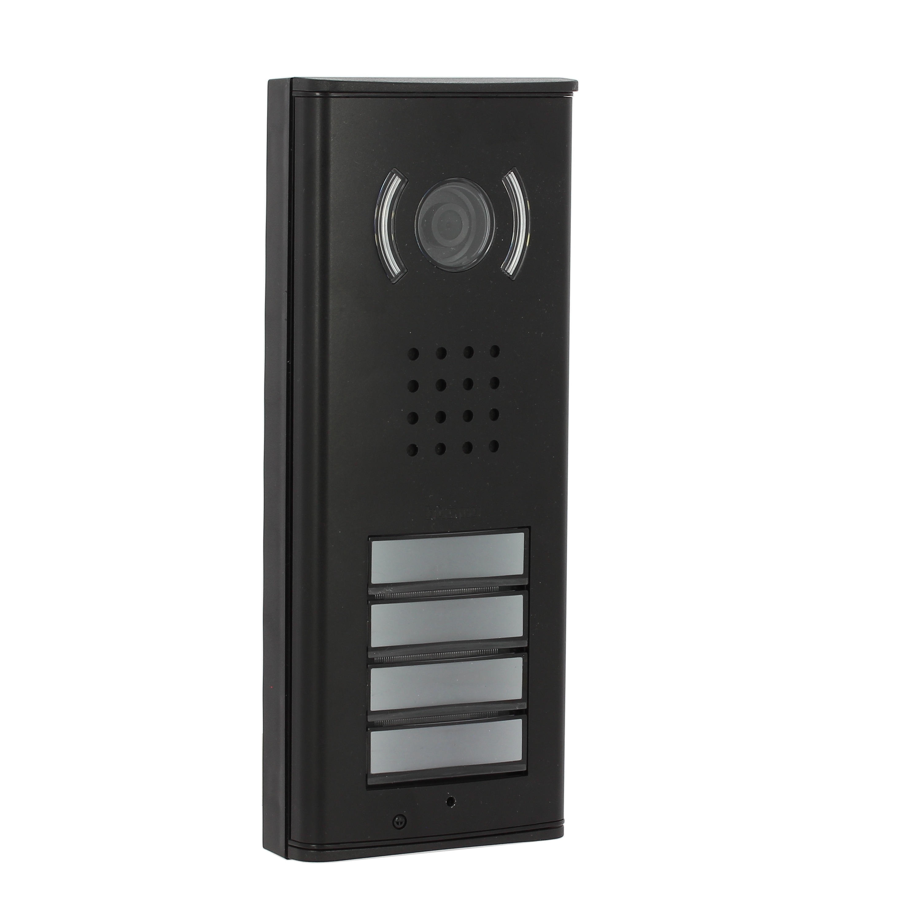 Linea 2000L2 video entrance panel with 4 pushbuttons – black finish