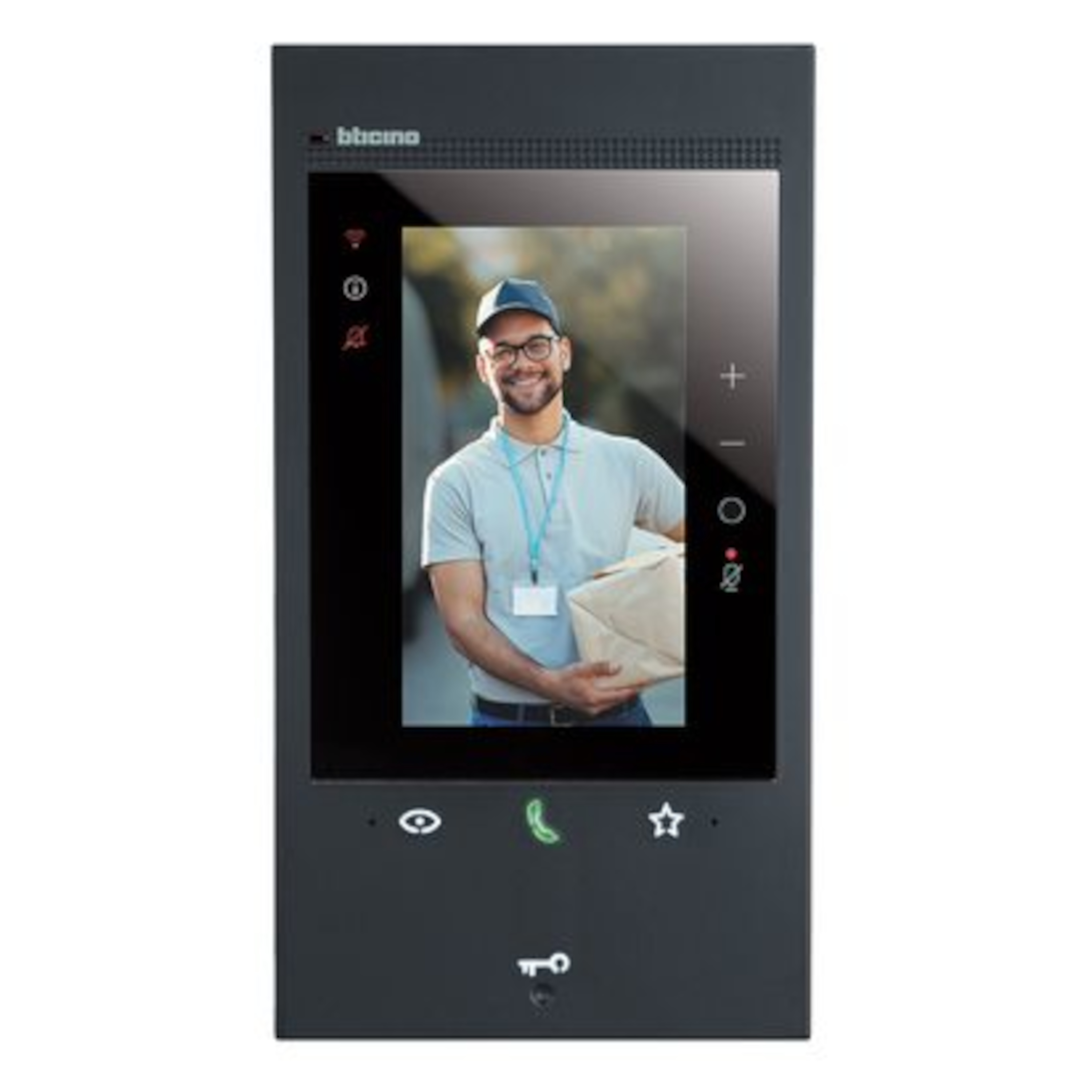 Classe 300EOS connected 2-wires / Wi-Fi Black video internal unit with integrated Alexa voice assistant