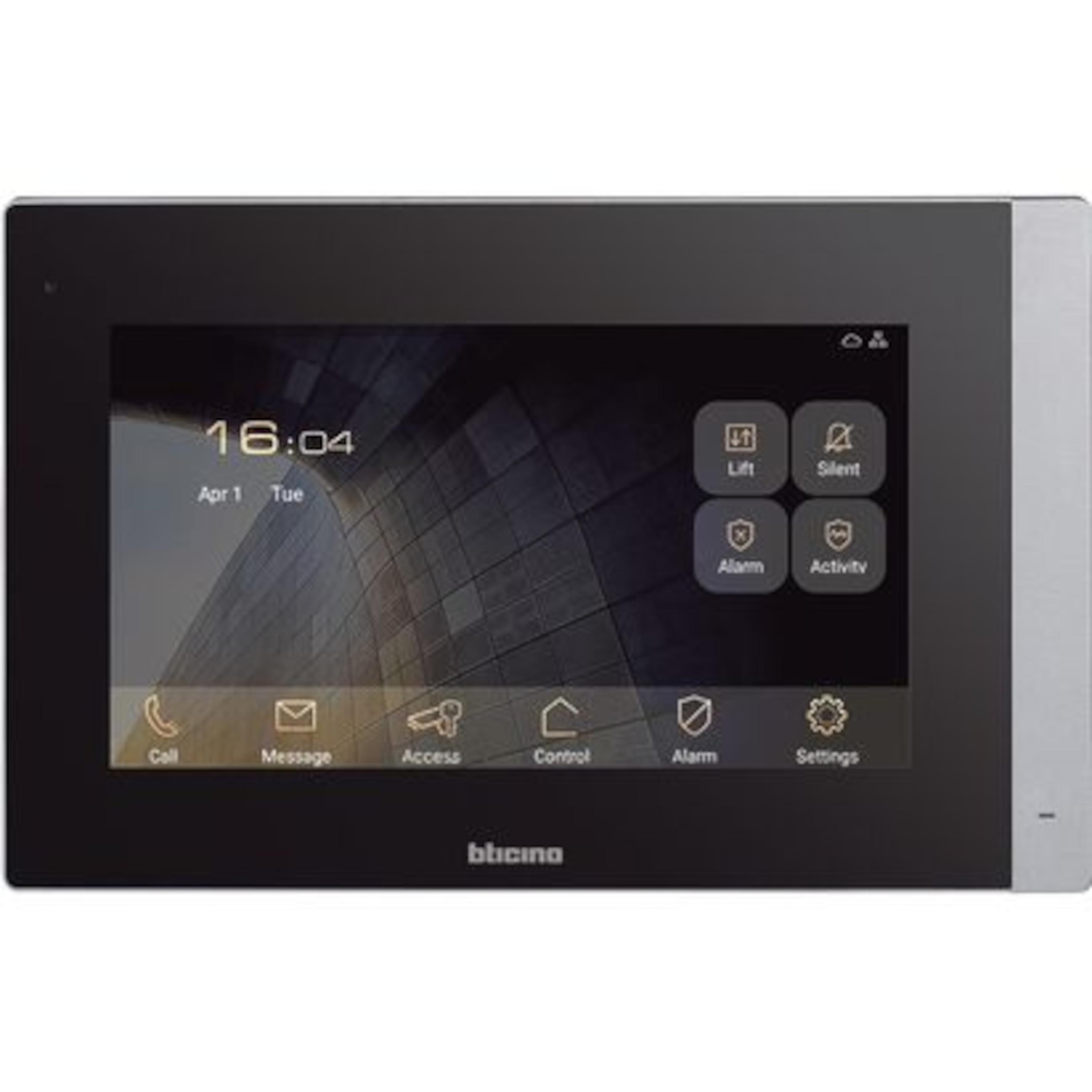 7” Touch display premium indoor unit Wi-Fi with Smart Home integration and SOS pushbutton.