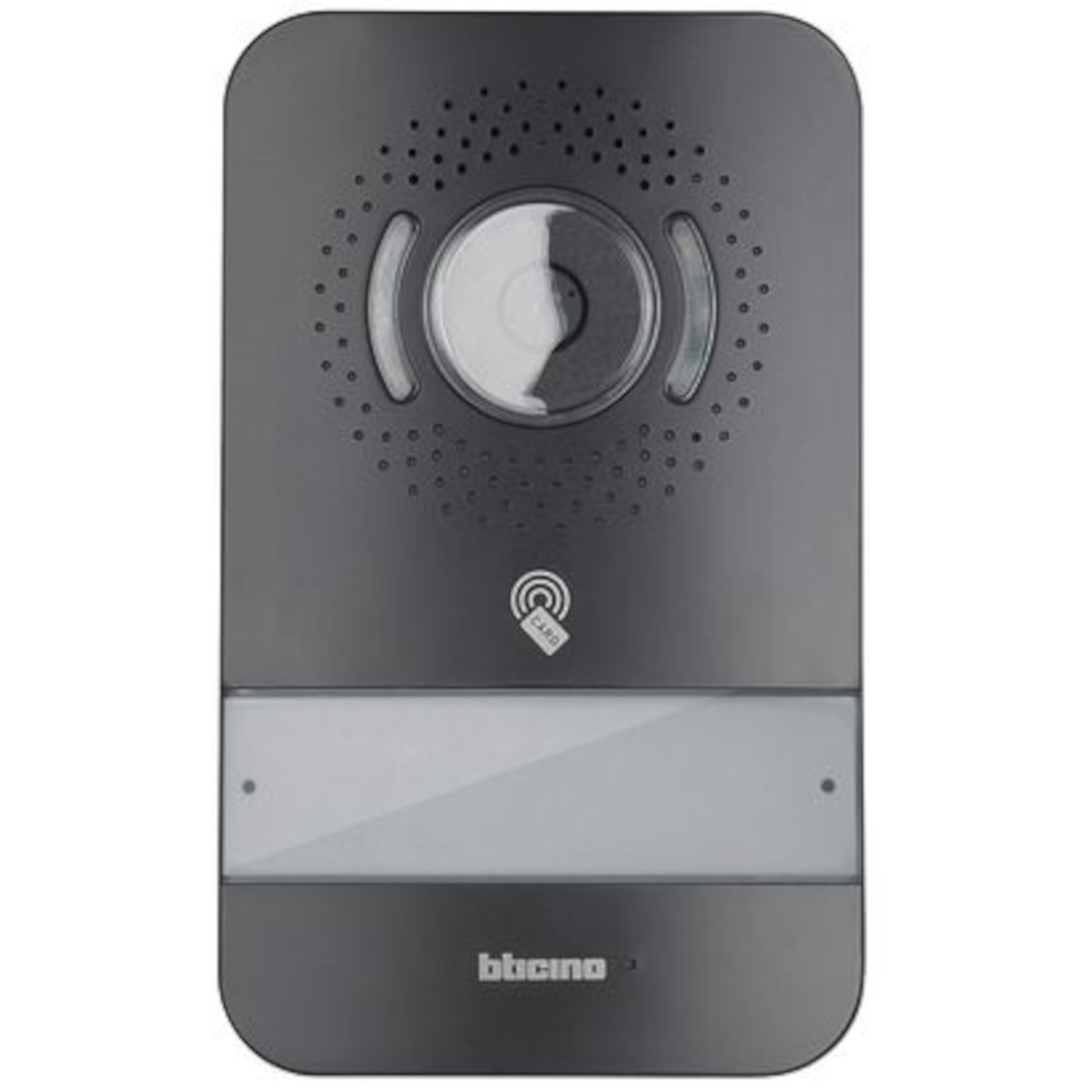Small video entrance panel PoE with badge reader and key for indoor unit and guard station calls