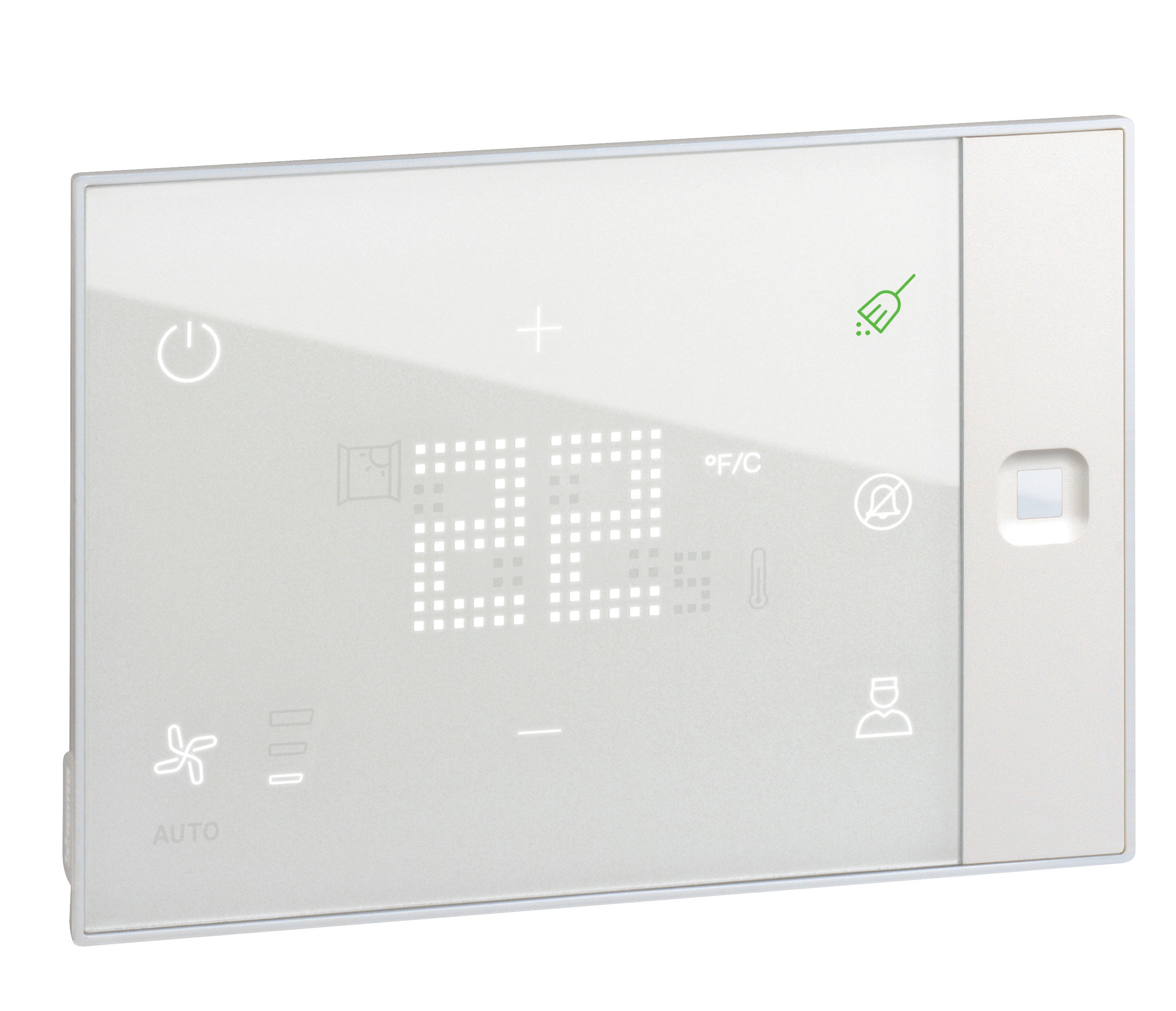 Flush mounting hotel thermostat 230V