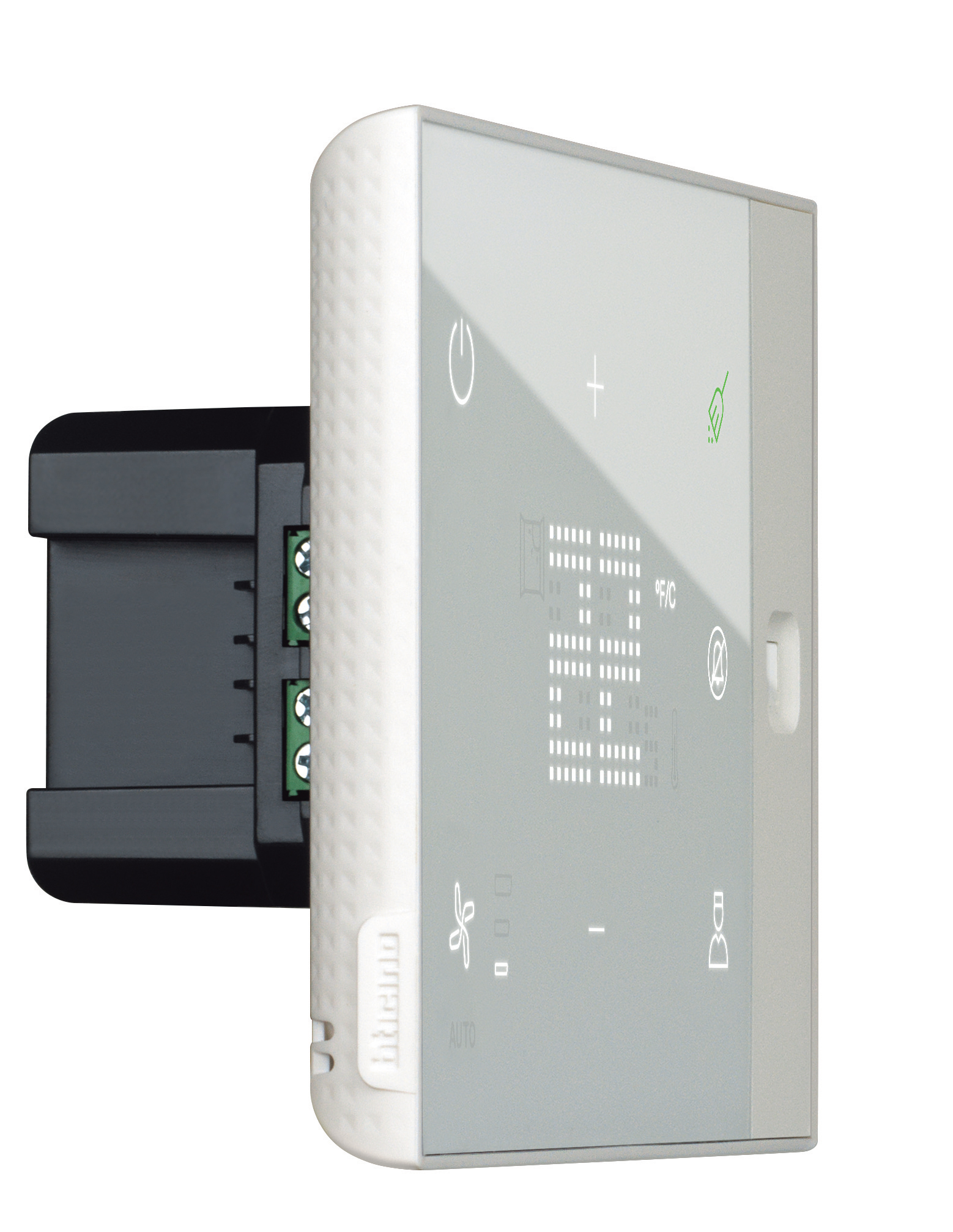 Flush mounting hotel thermostat 230V