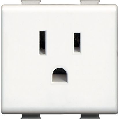 Socket american standard 2P+T - 16A - 127/250Vac