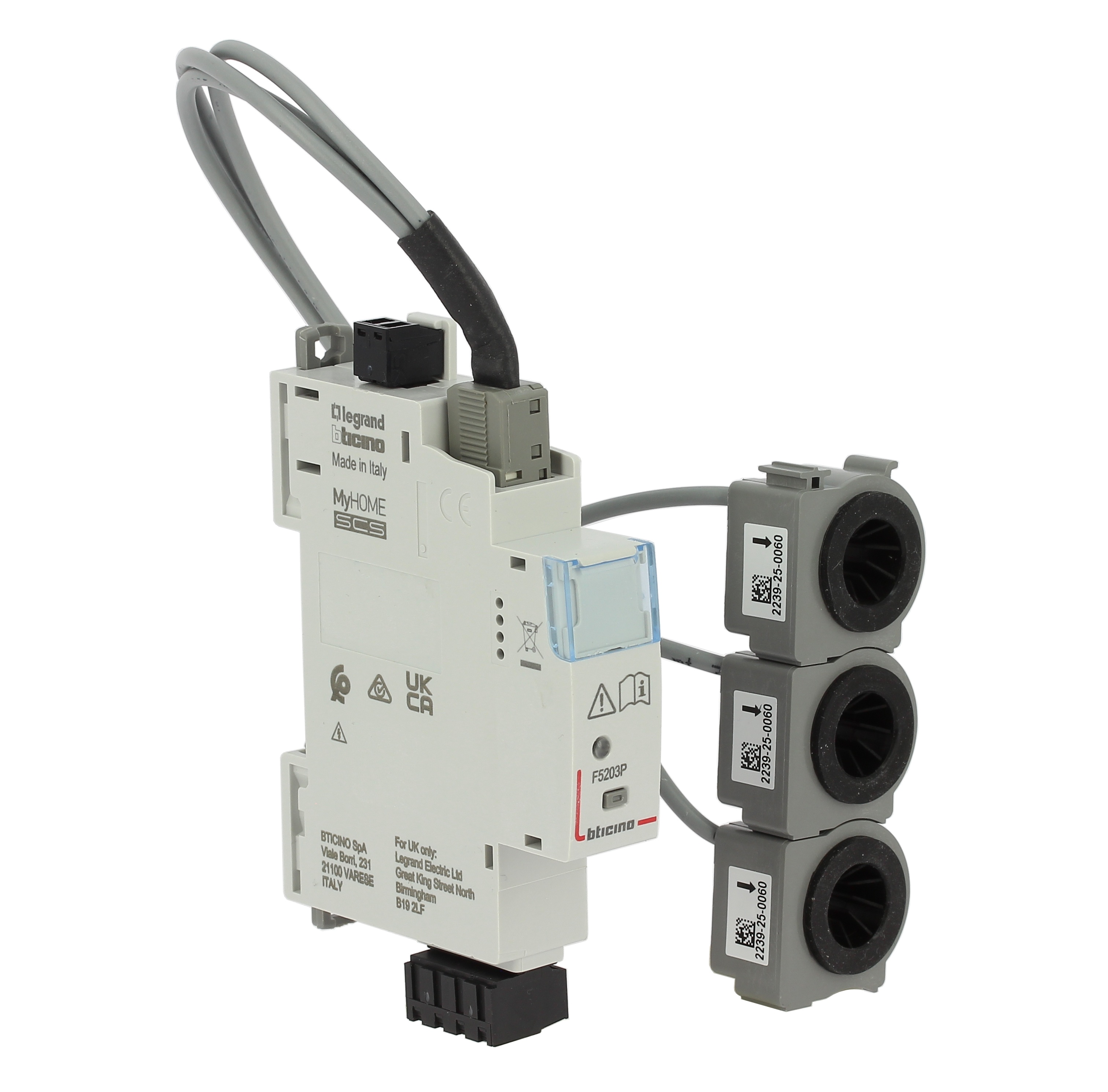Three-phase consumption meter