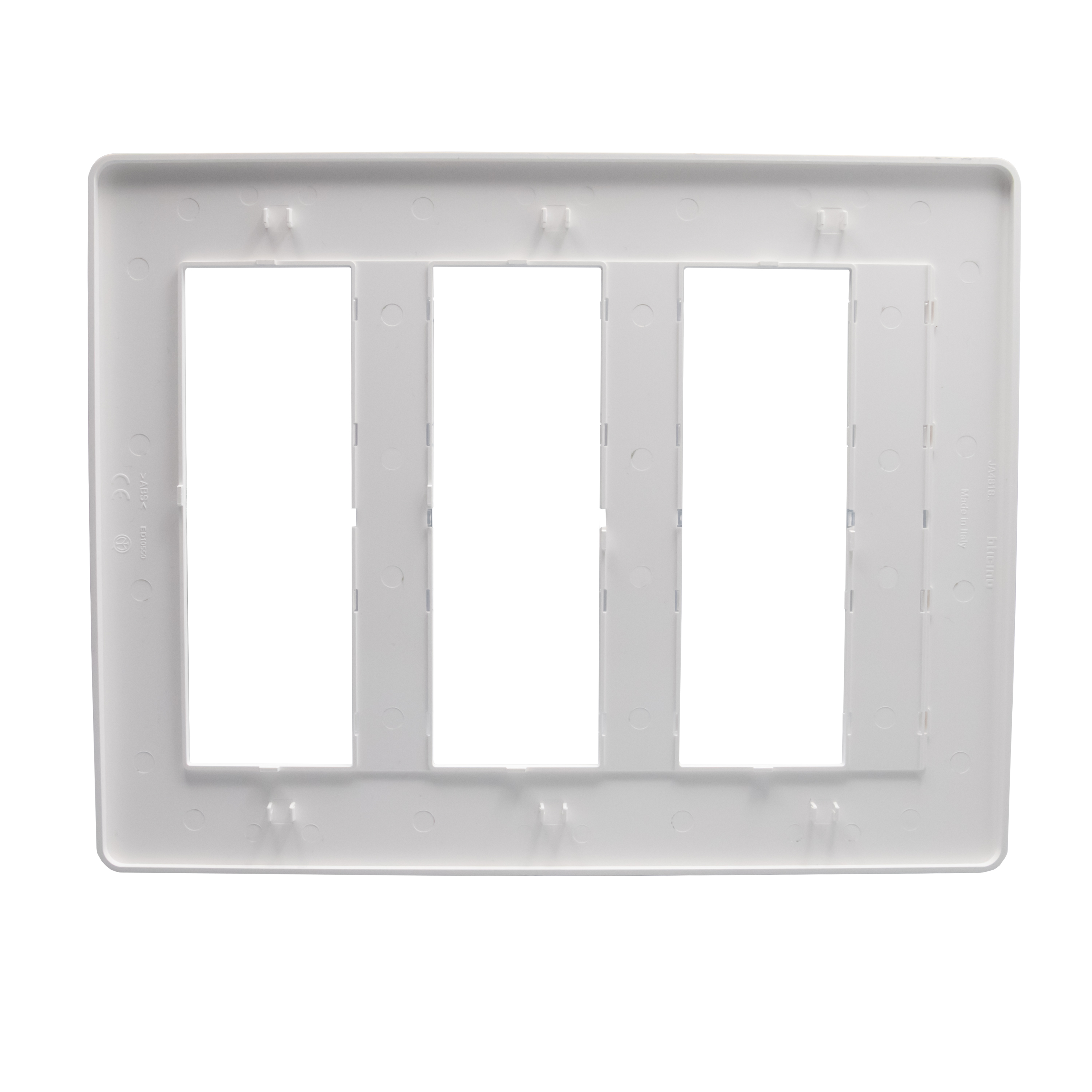 Special cover plates - 6 + 6 + 6 modules 