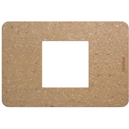 Cover plate - 2 centered modules 