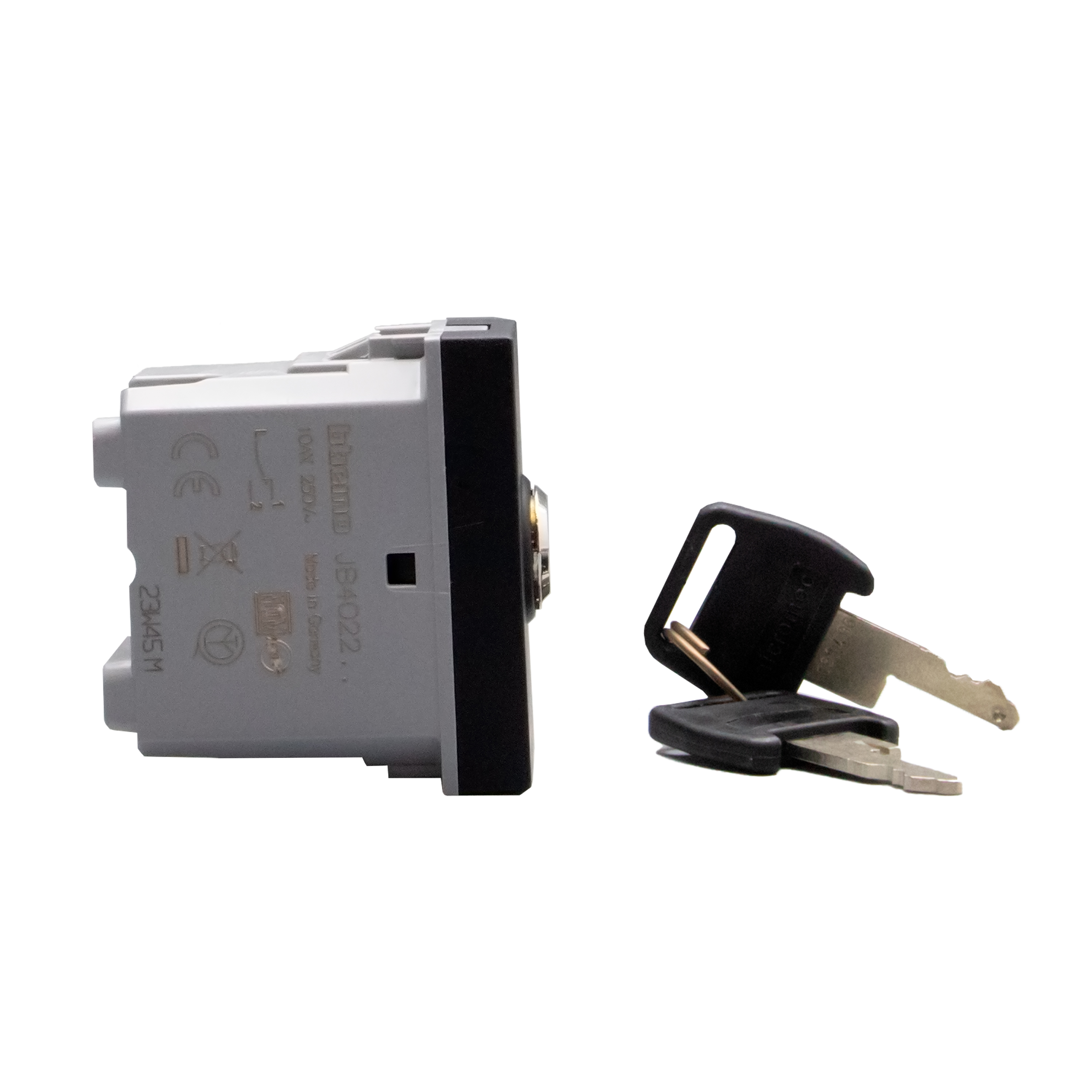 2-way switch 10 AX - 250 Va.c. with key 