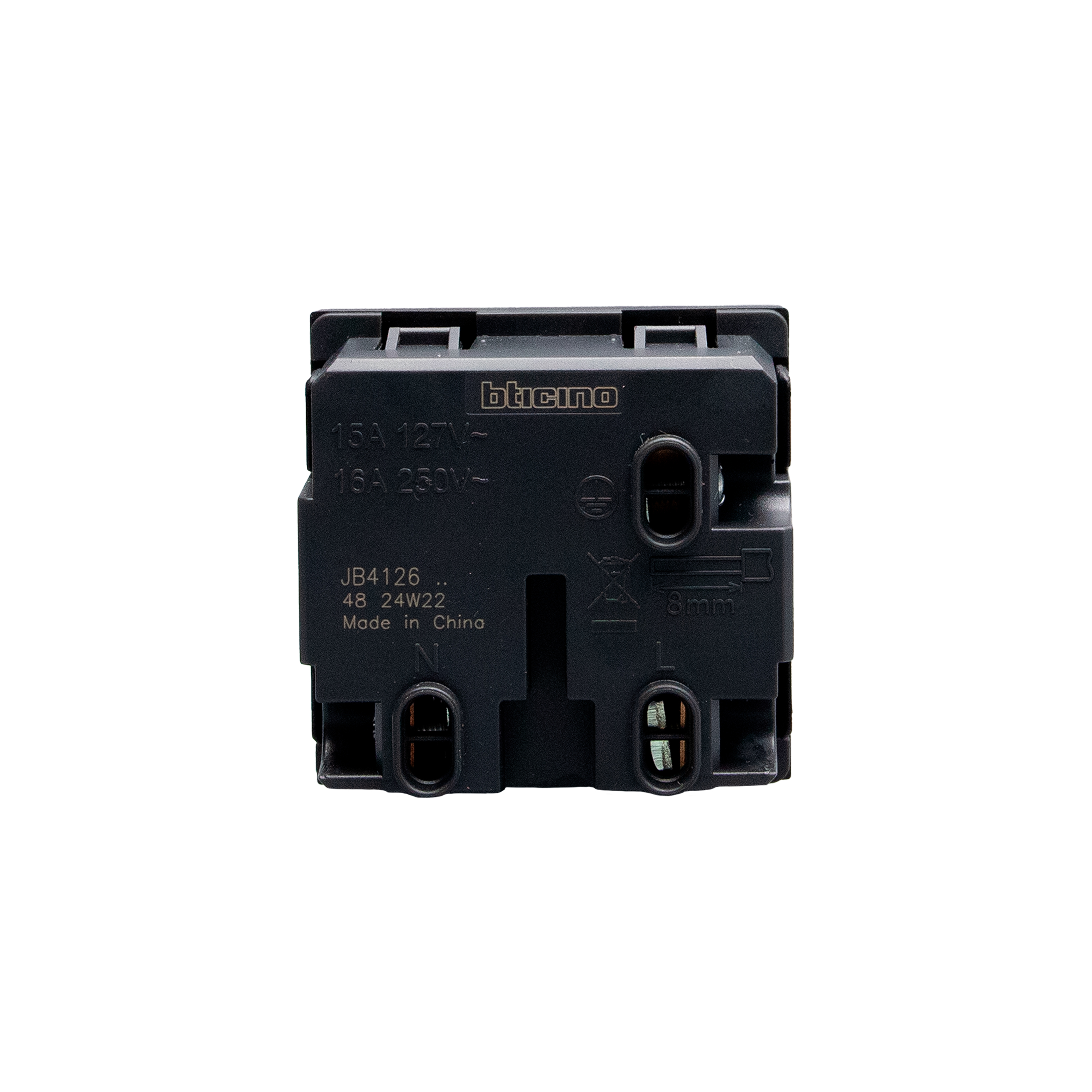 Euro/American standard socket outlets 2P+E - 16 A - 127/250 Va.c. 