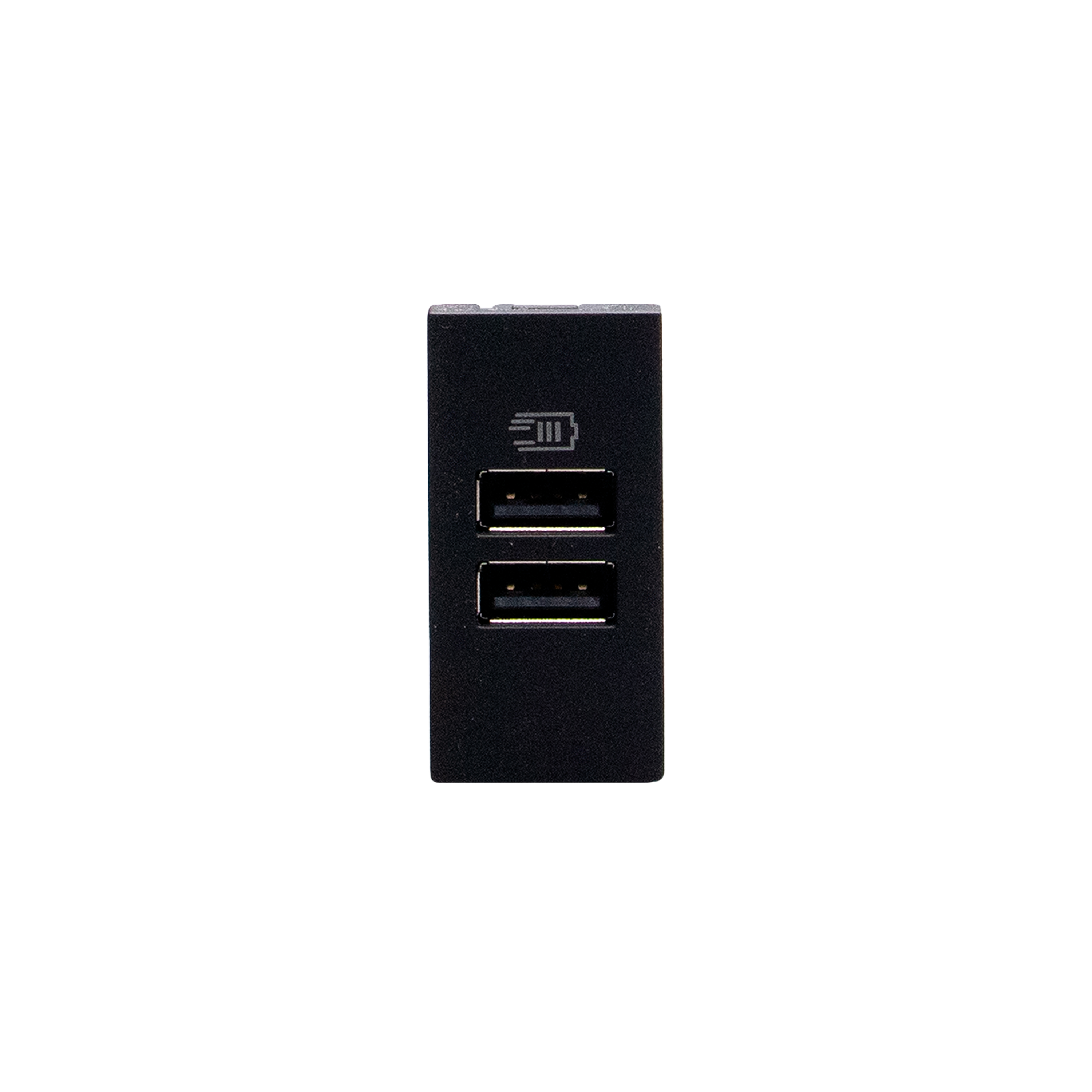Double USB charger - 2 x Type-A - 5 V= - 3 A - 15 W 