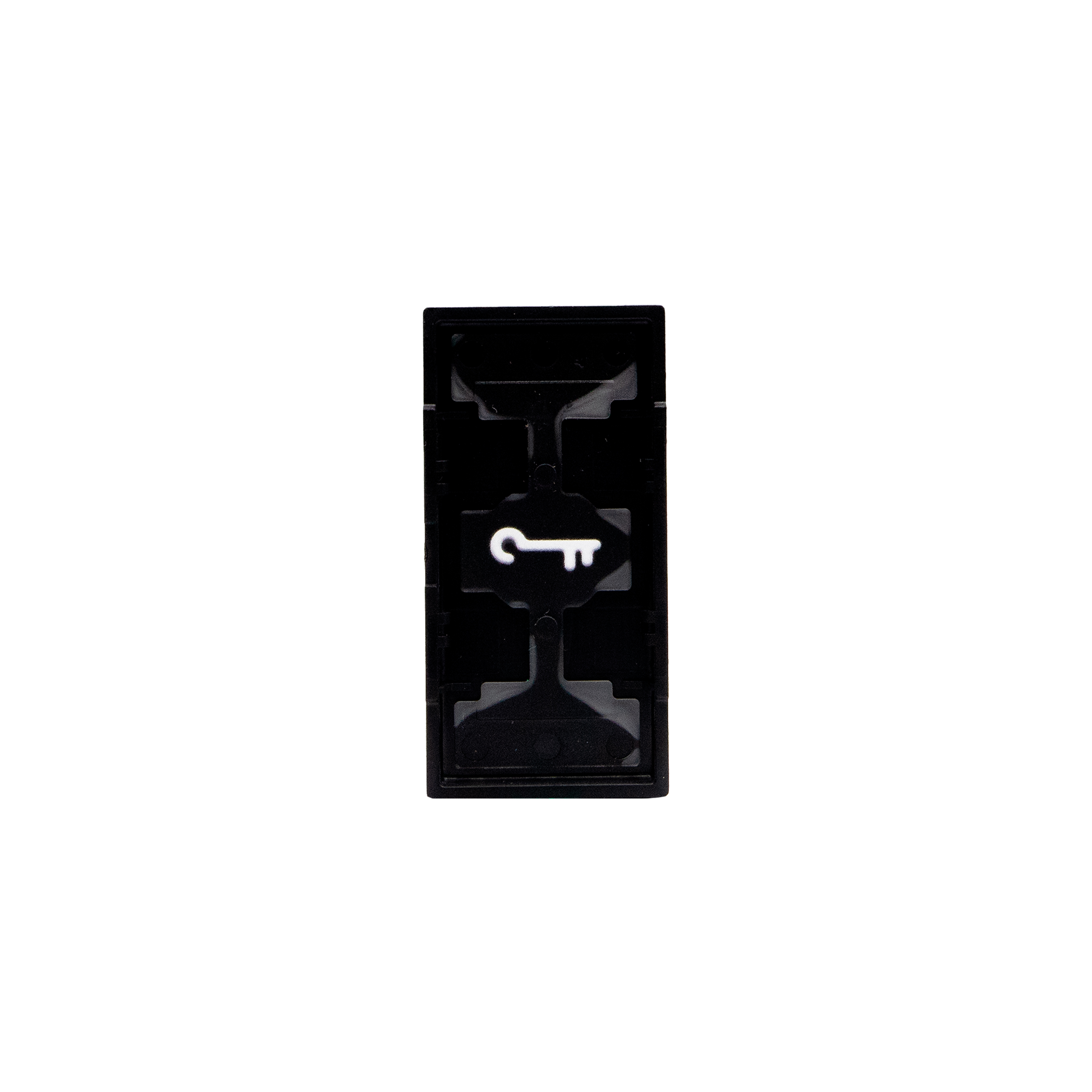 Key cover with key symbol - for axial controls