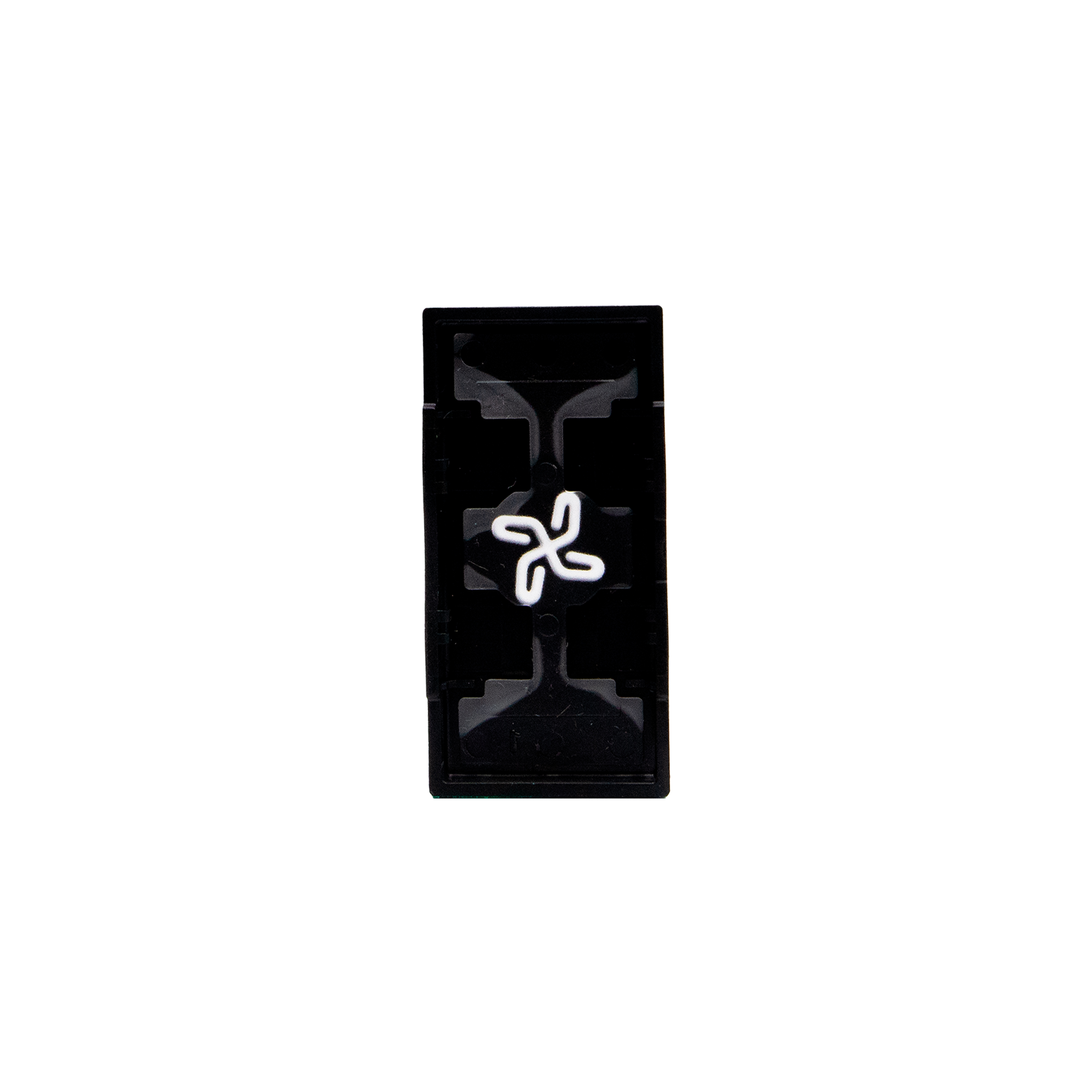 Key cover with fan symbol - for axial controls