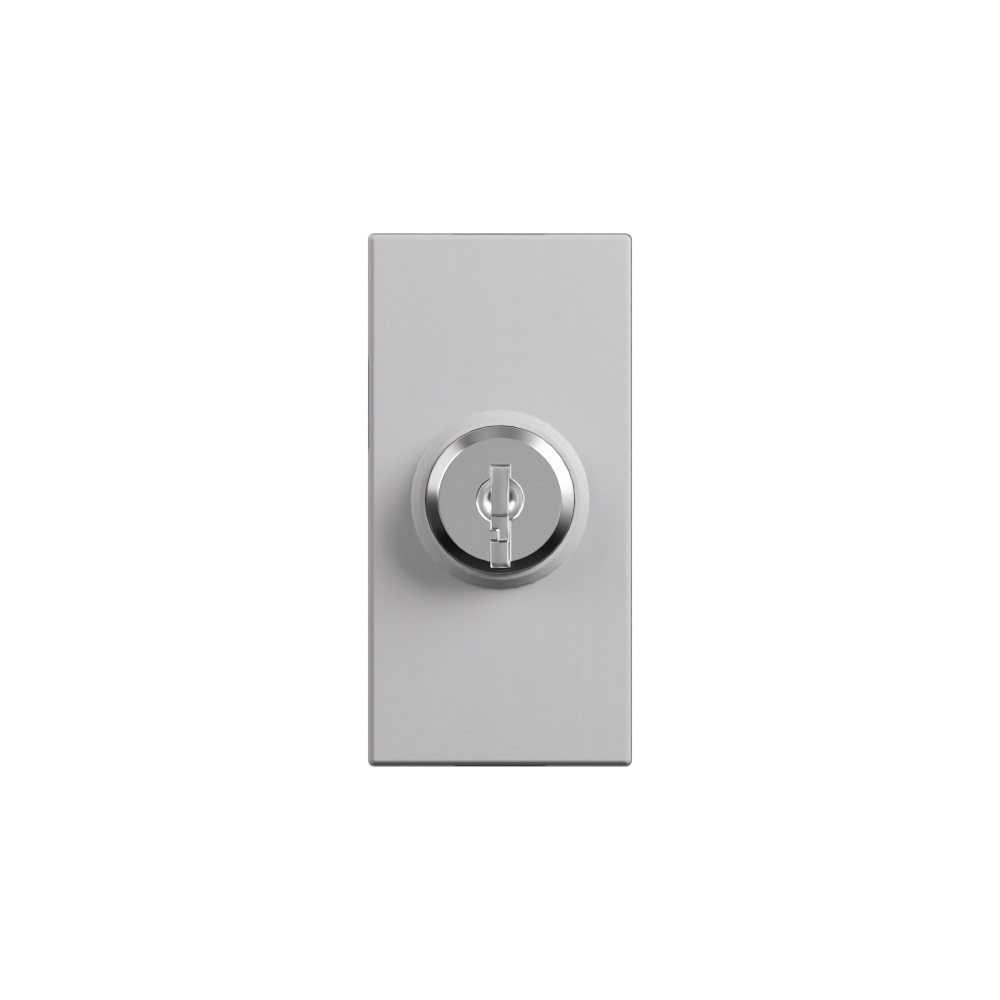 Switch with key. 1-way switch 2P 16 AX - 250 Va.c.