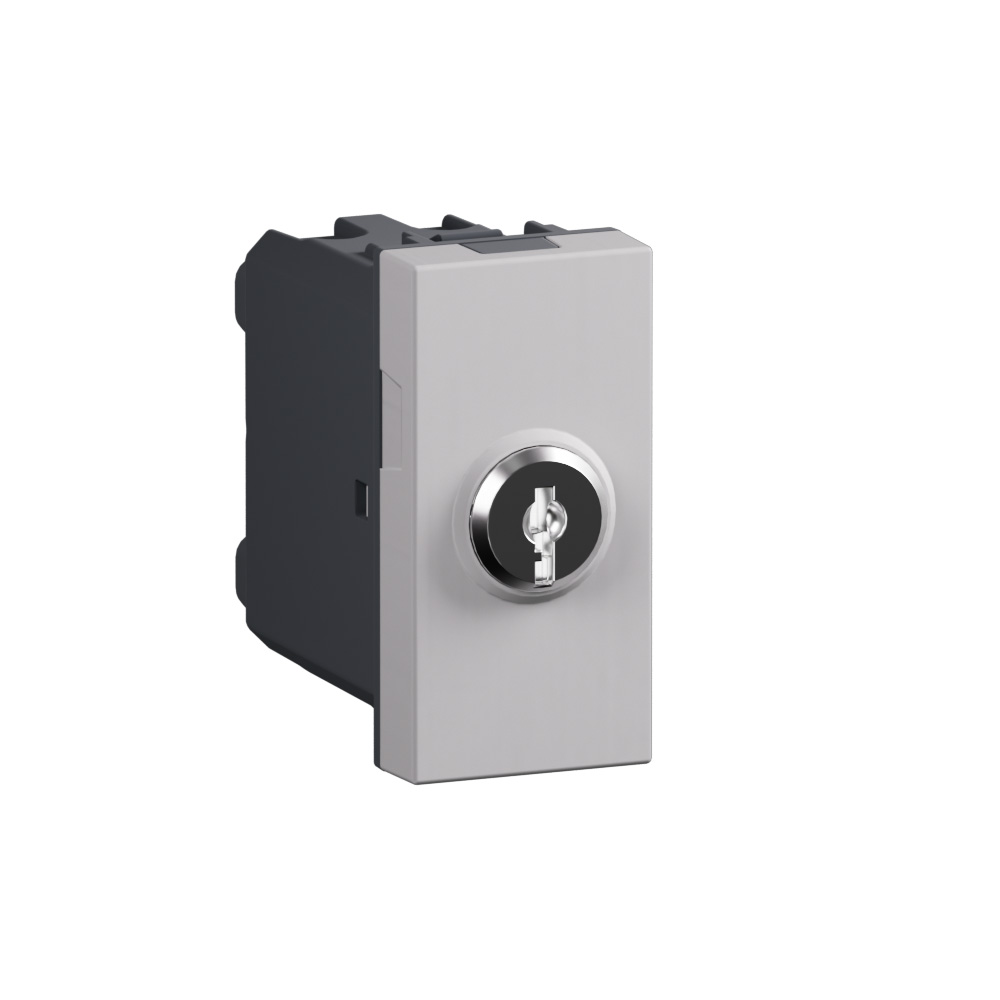 Switch with key. 1-way switch 2P 16 AX - 250 Va.c.