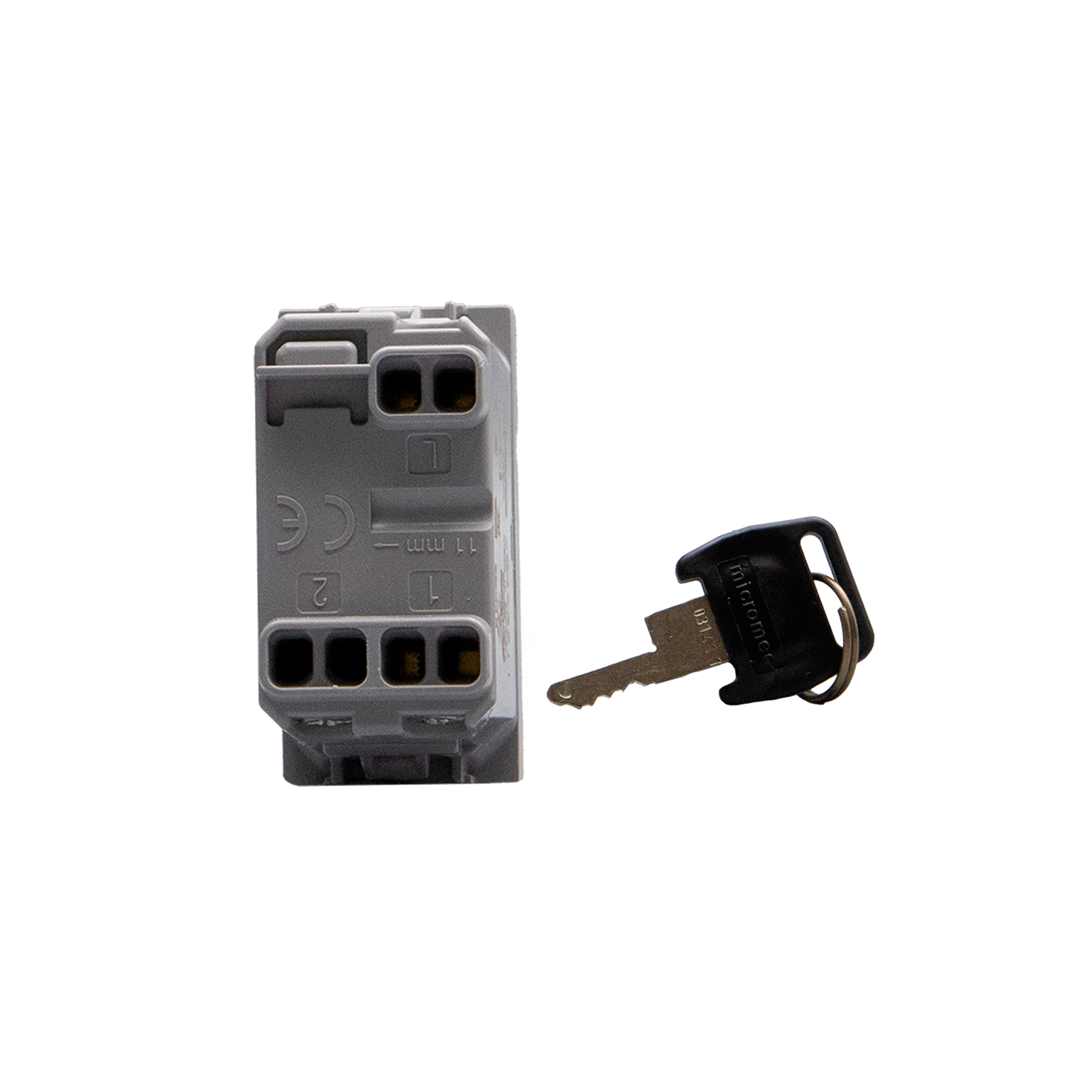 Switches with key. 2-way switch 10 AX - 250 Va.c.