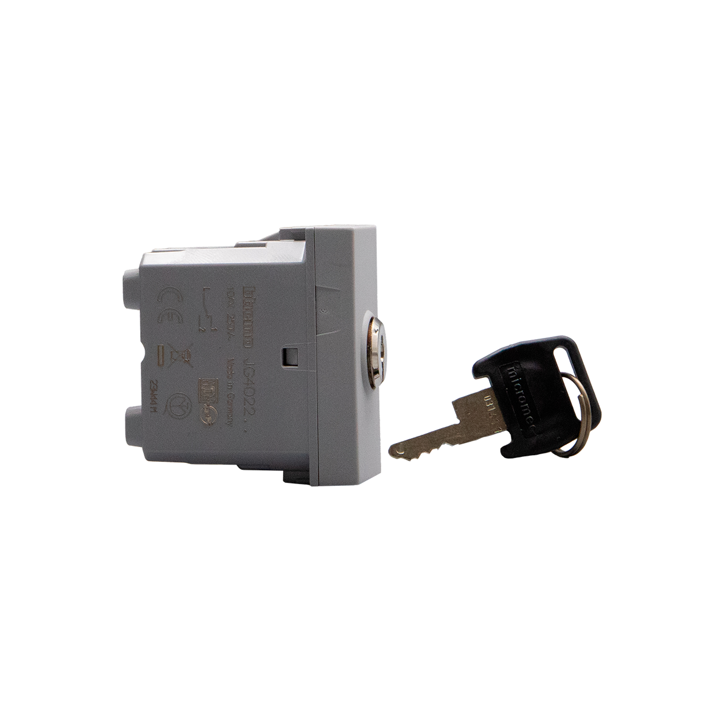 Switches with key. 2-way switch 10 AX - 250 Va.c.