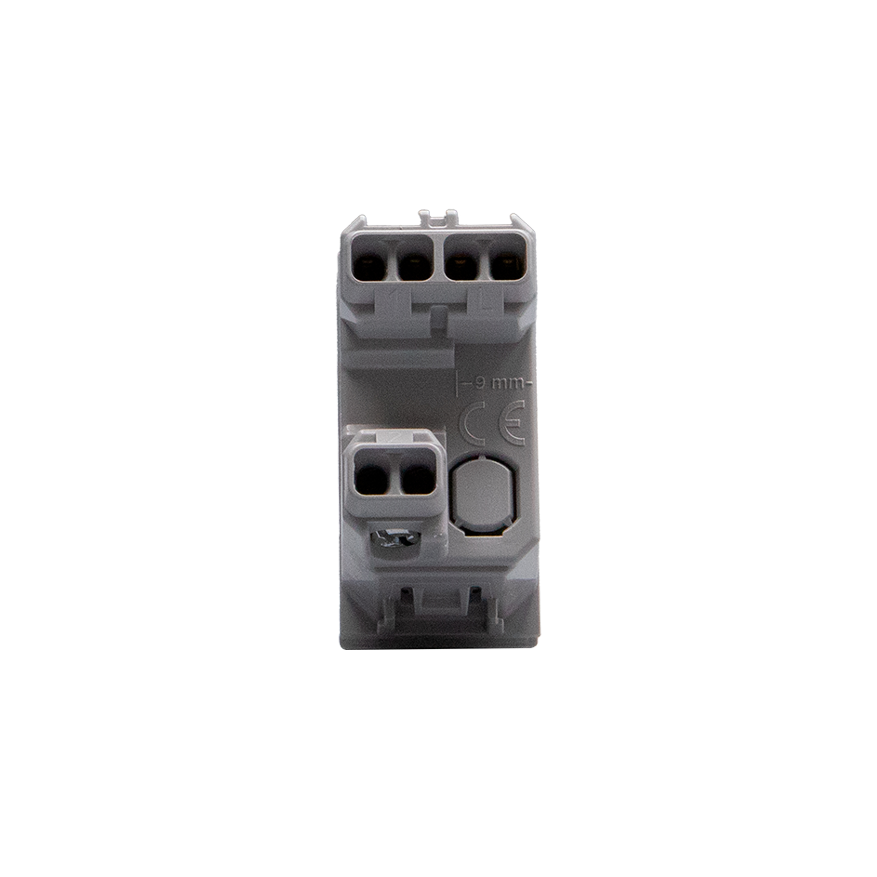 Pushbutton with 1 changeover contact 10 A 250 Va.c. 1P (NO) / 1P (NC), lightable