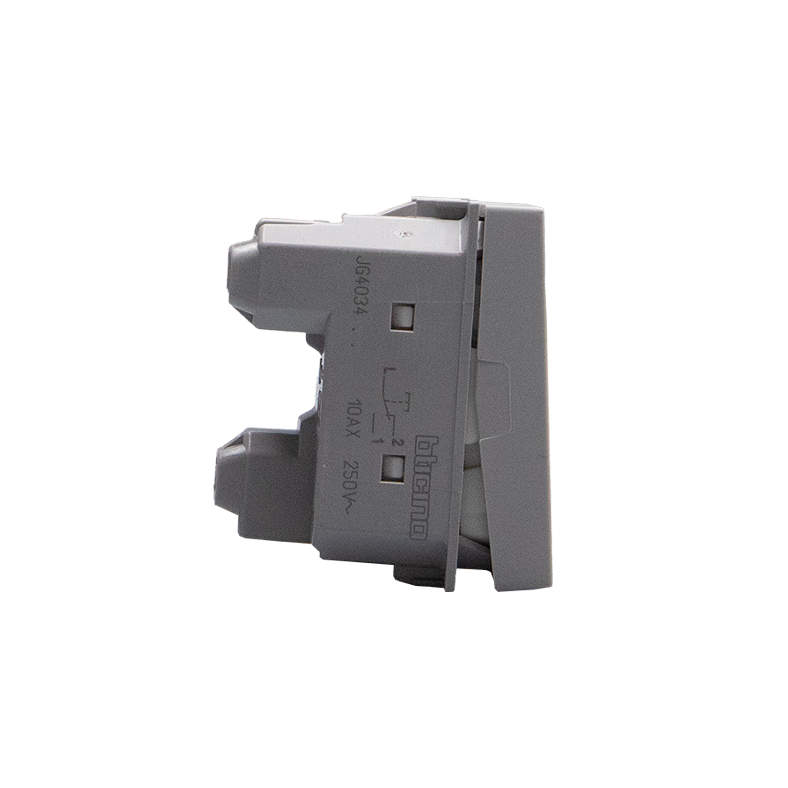 Pushbutton with 1 changeover contact 10 A 250 Va.c. 1P (NO) / 1P (NC), lightable