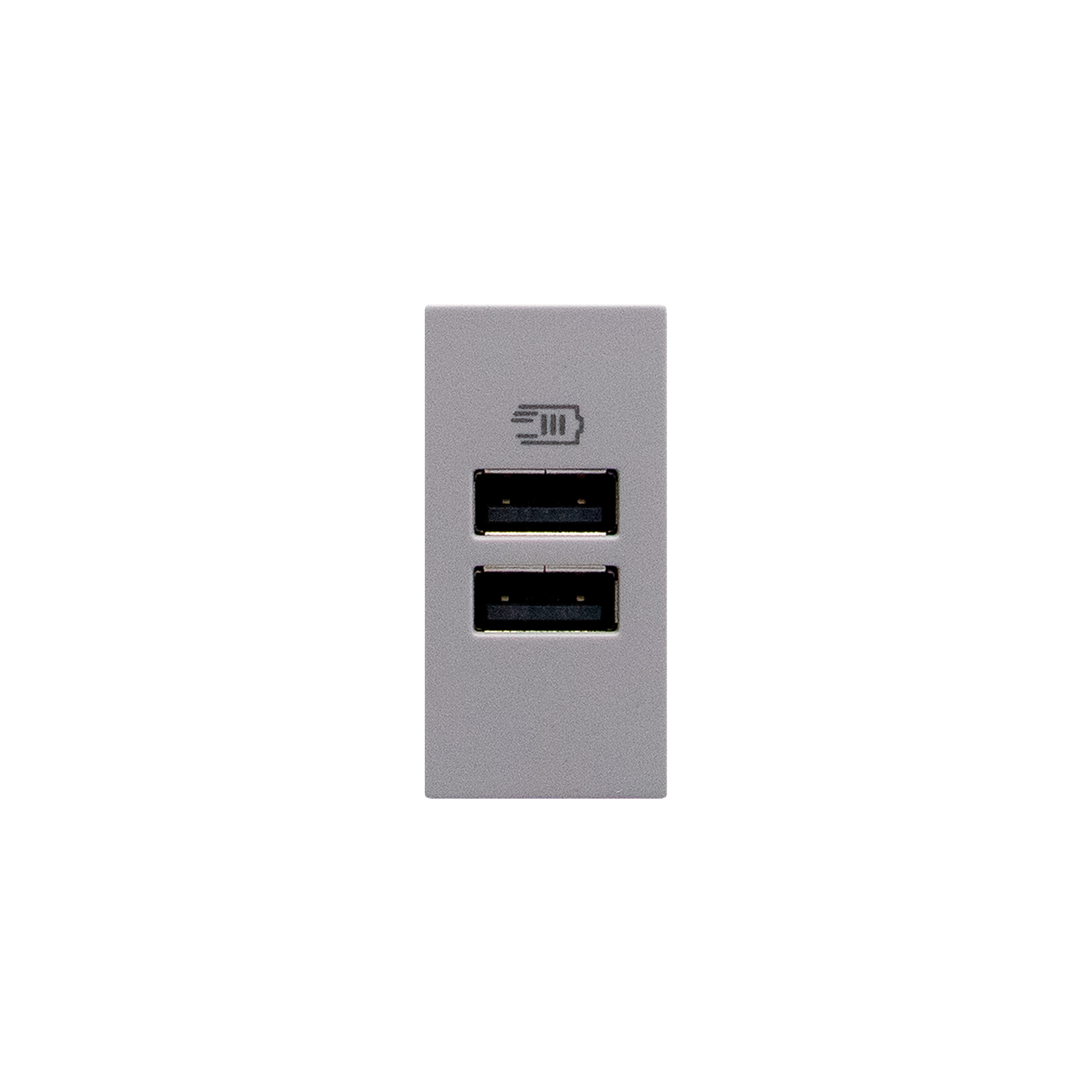 Double USB sockets - 2 x Type-A - 5 V= - 3 A - 15 W 
