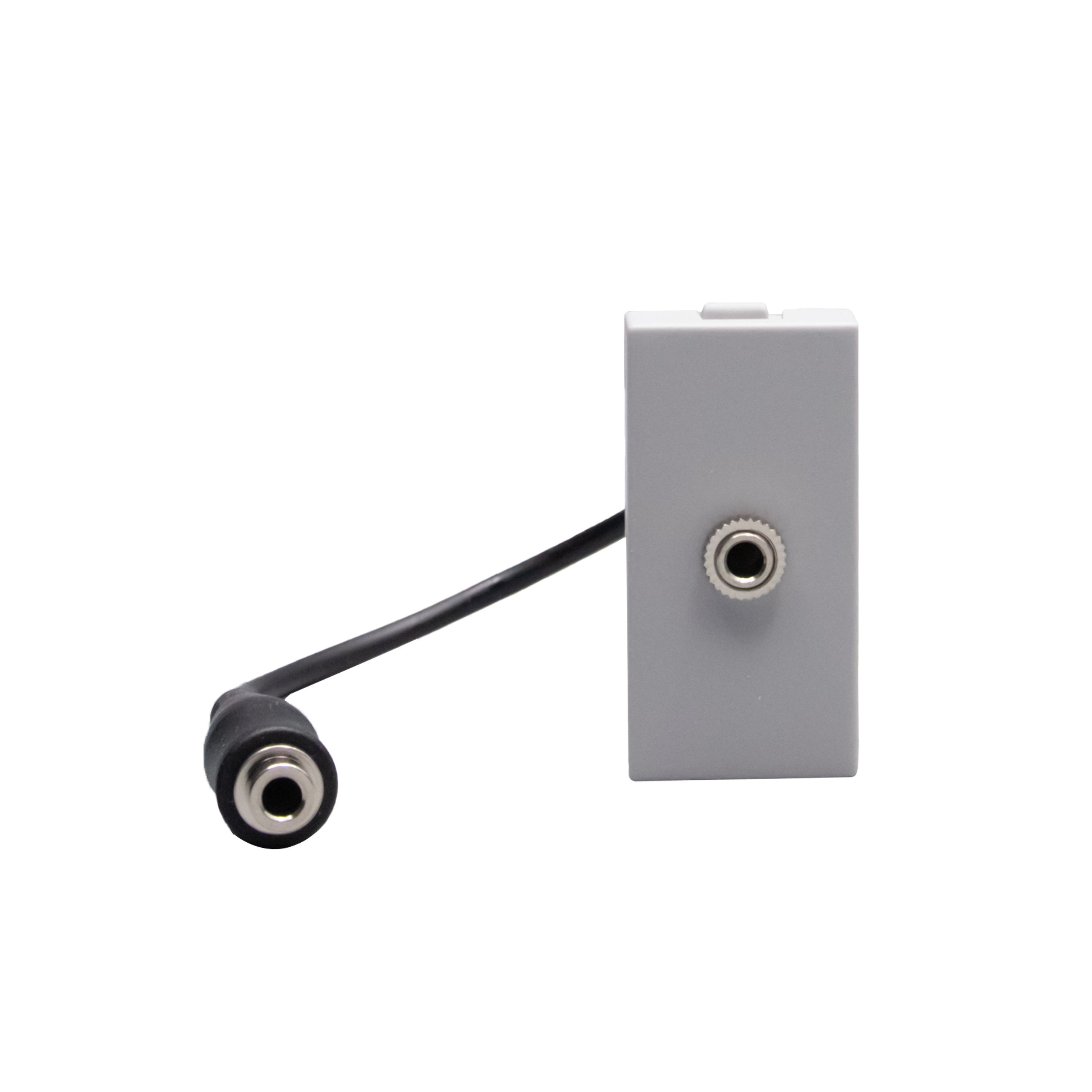 Conector Jack 3,5 para audio, 1 módulo gris, MatixGO de Bticino