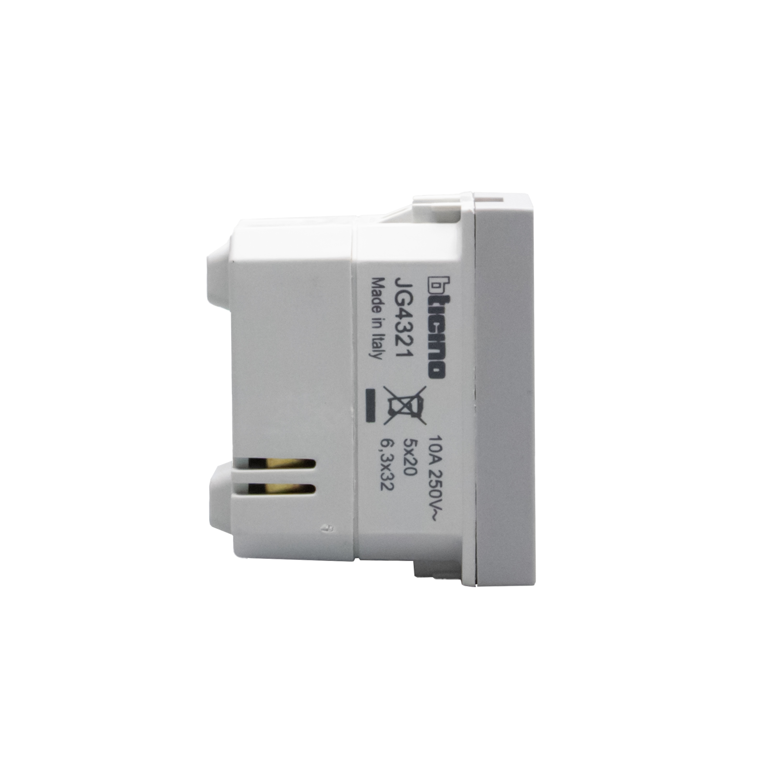 Fuse-carrier for 5 x 20 and 6.3 x 32 fuse - max. 10 A