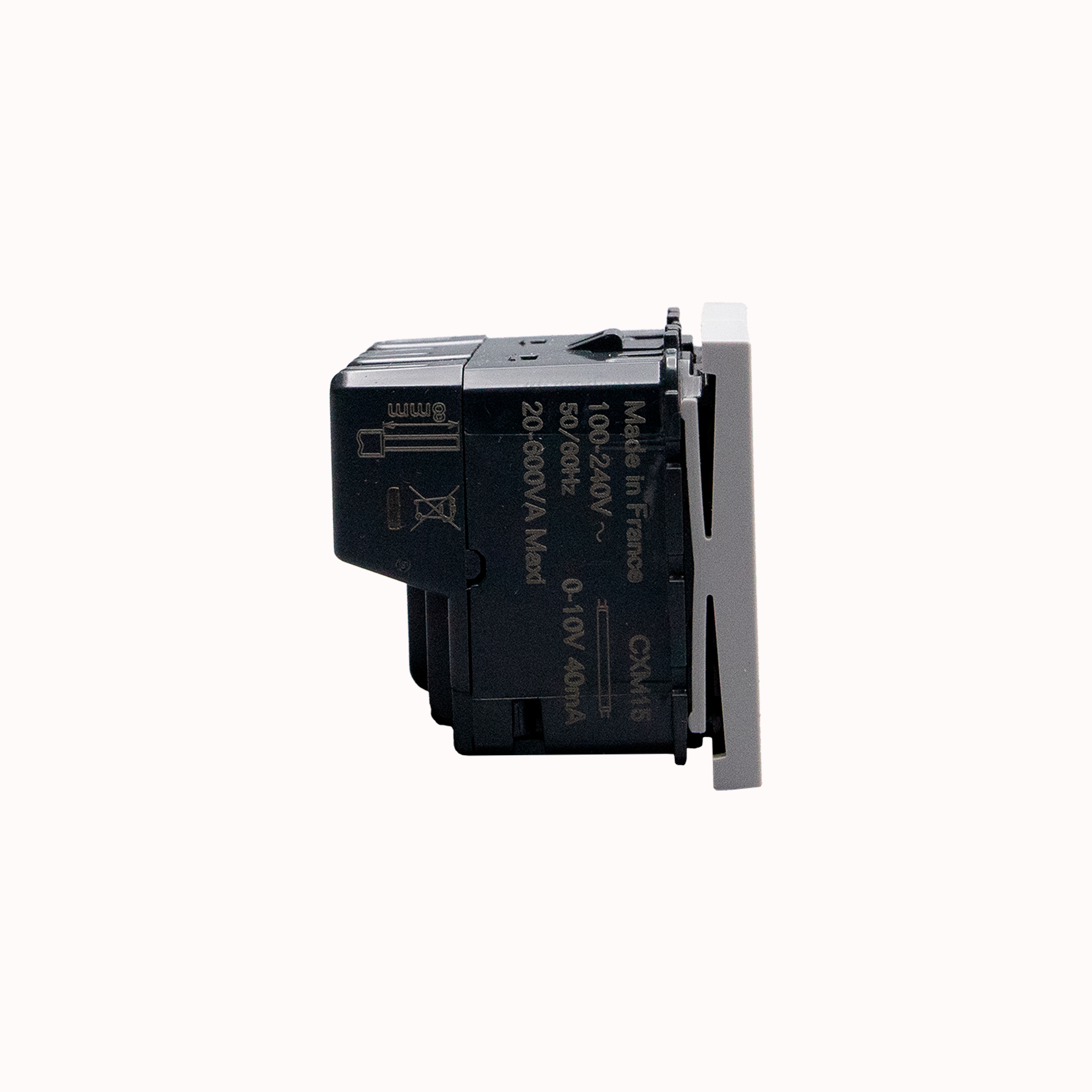 Pushbutton dimmer output 0 - 10 V for ballast