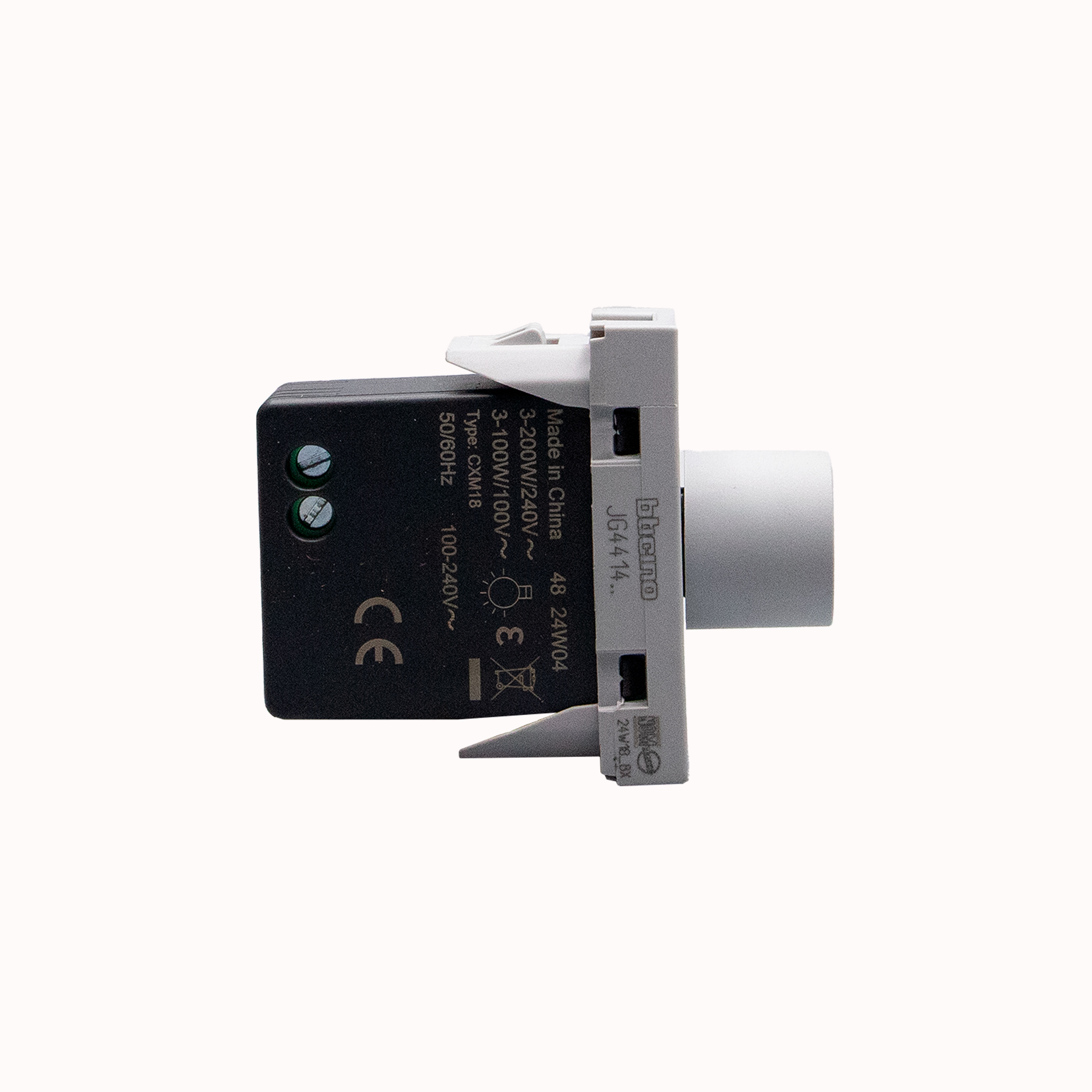 Universal rotative dimmer (resistive, inductive, capacitive, fluorescent compact and dimmer LEDs)