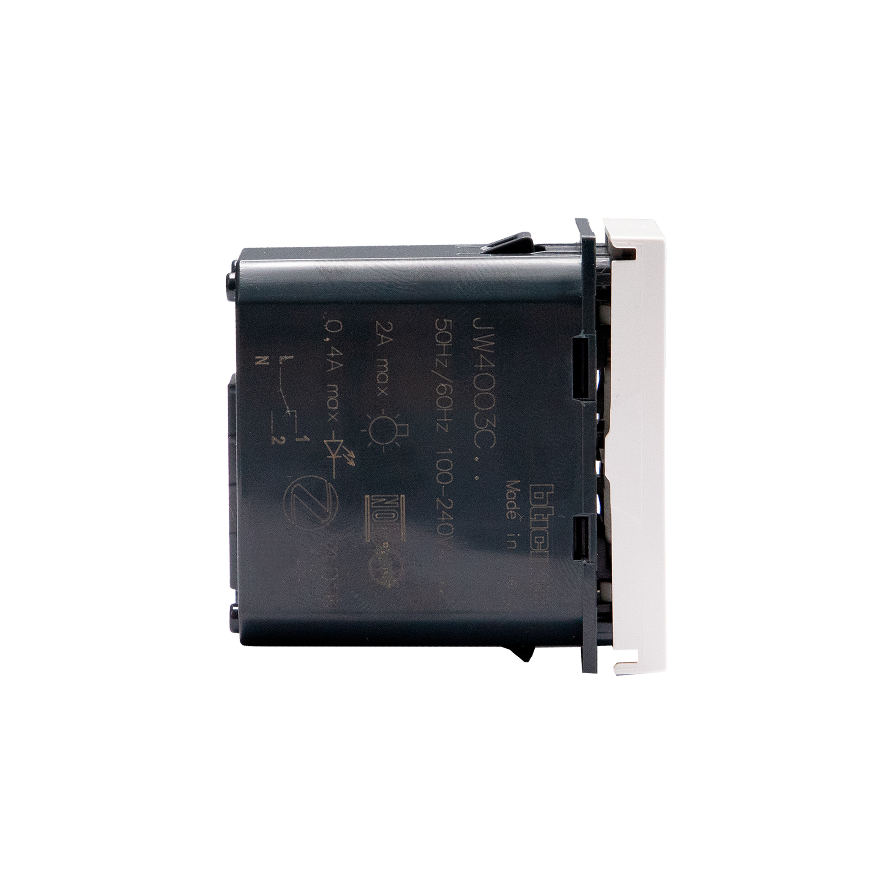 Interruptor smart On/Off 9/24, color blanco, 1 módulo, MatixGO de