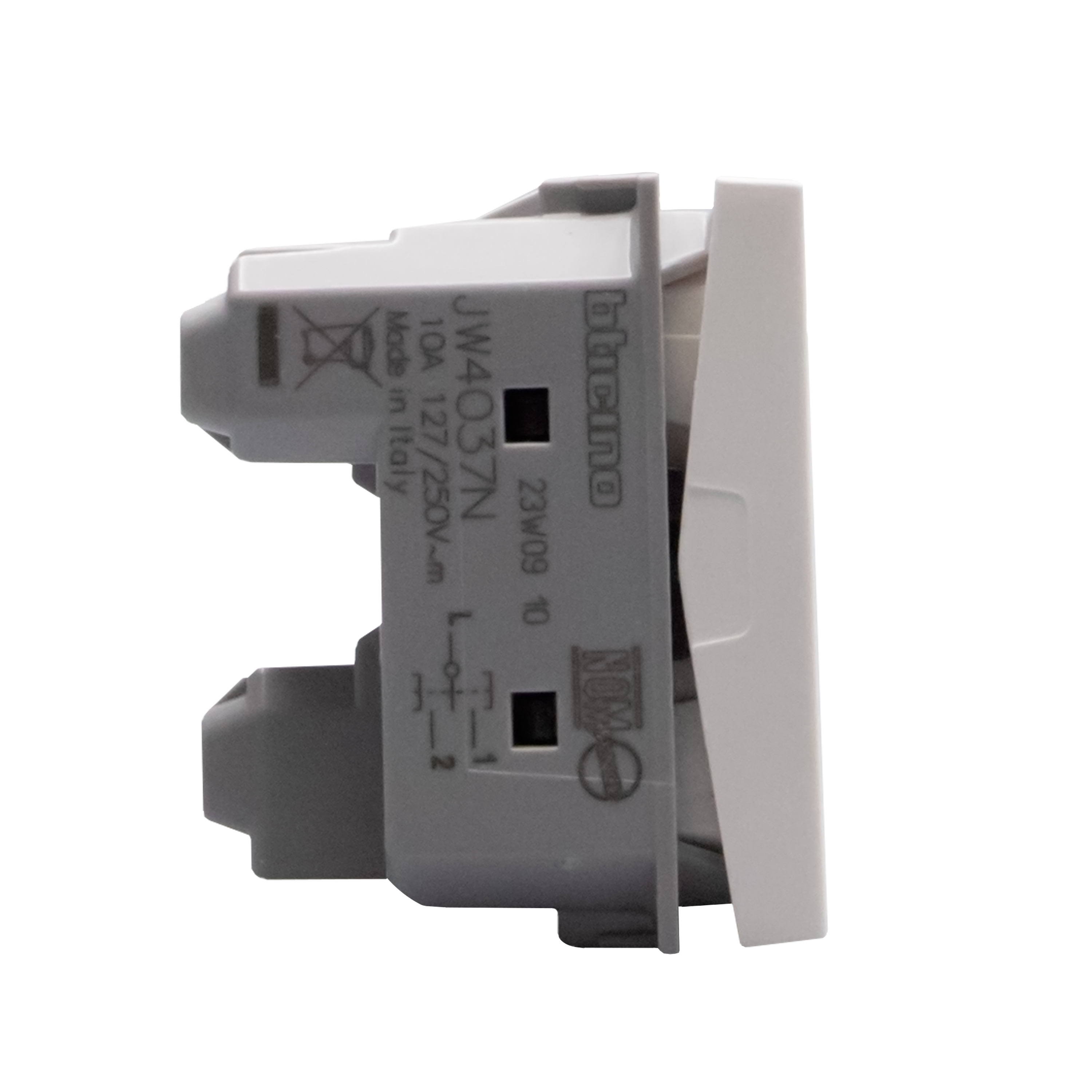 Double pushbutton with interlock 1P NO + 1P NO 10 A 250 Va.c. 