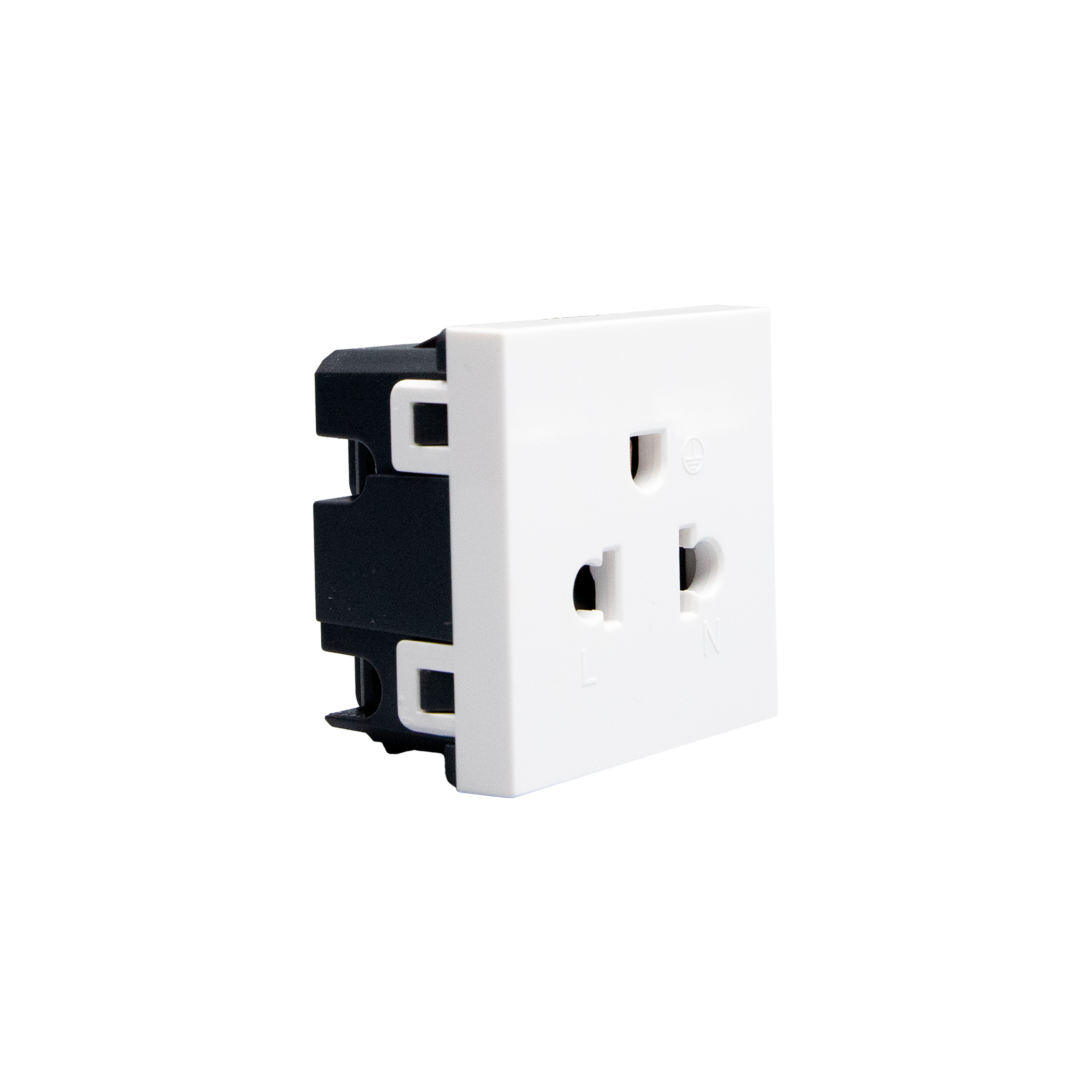 Euro/American standard socket outlets. 2P+E - 16 A - 127/250 Va.c. 