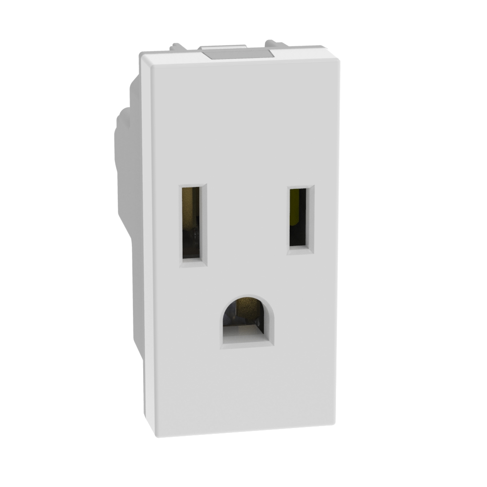 American standard socket outlets. 2 P+E 15 A 127/250 Va.c.