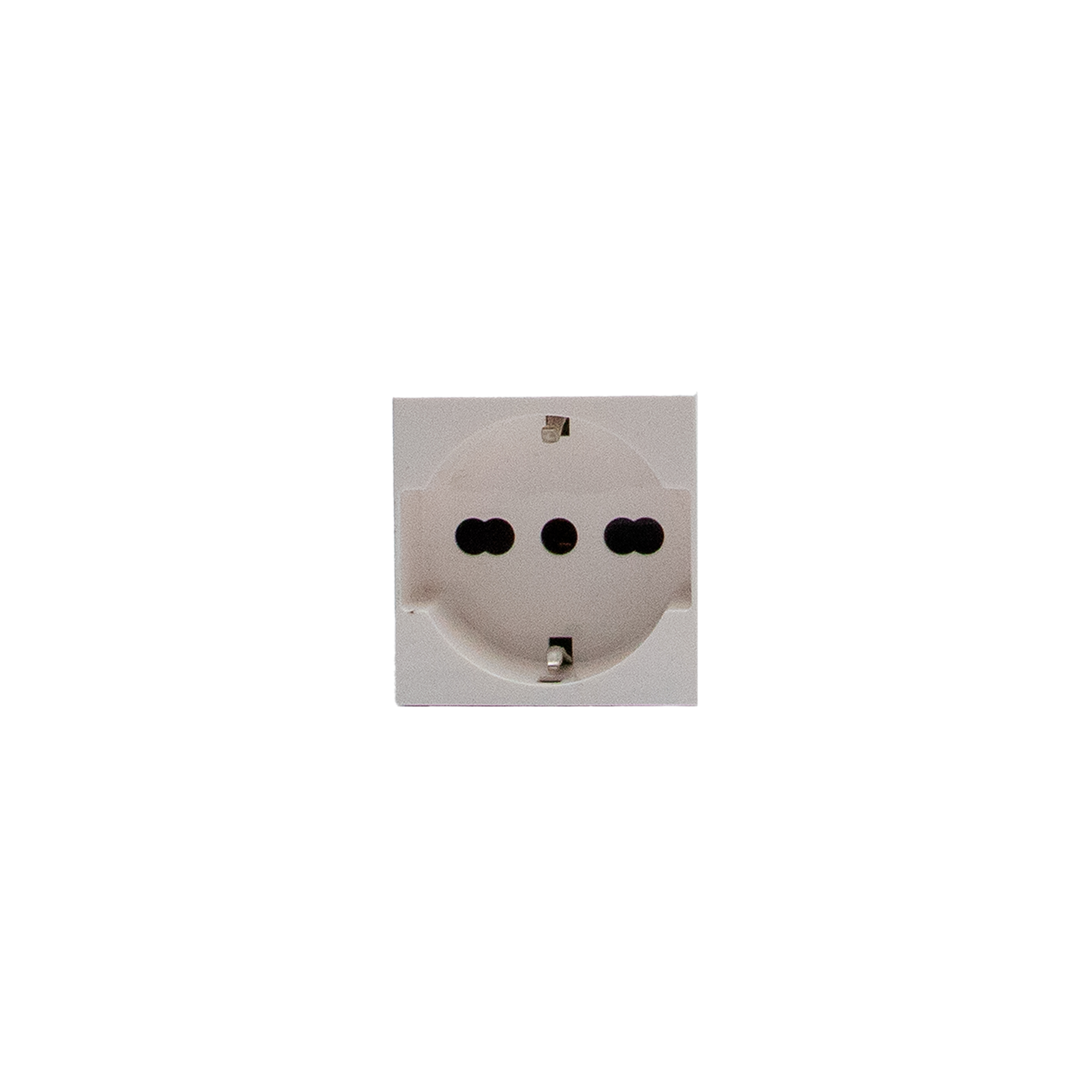 Italian standard P40 socket outlets. 2P+E 10 A and 16 A 250 Va.c.  