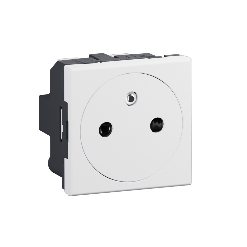 French/Belgian standard socket 2 P+E 16 A 250 V - flat