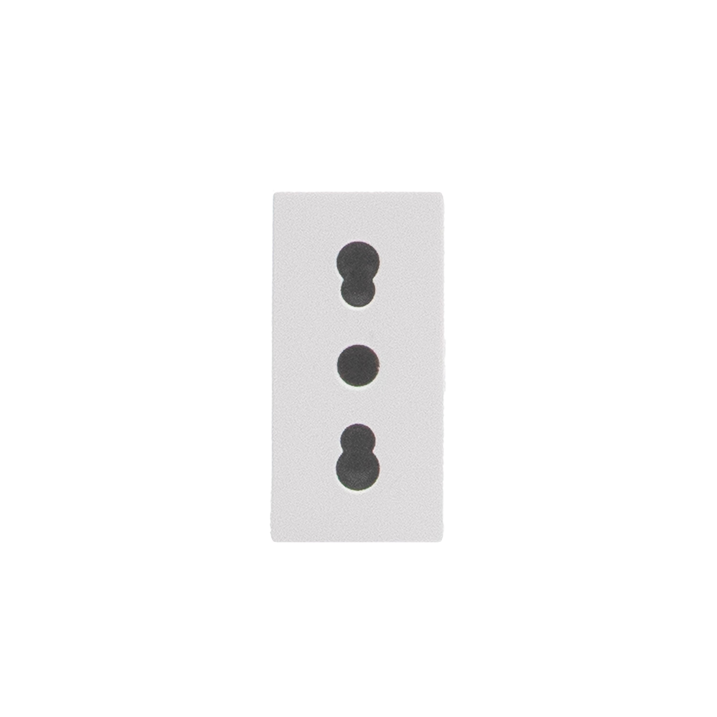 Italian standard P17/11 socket outlets. 2 P+E 16 A 250 Va.c.  