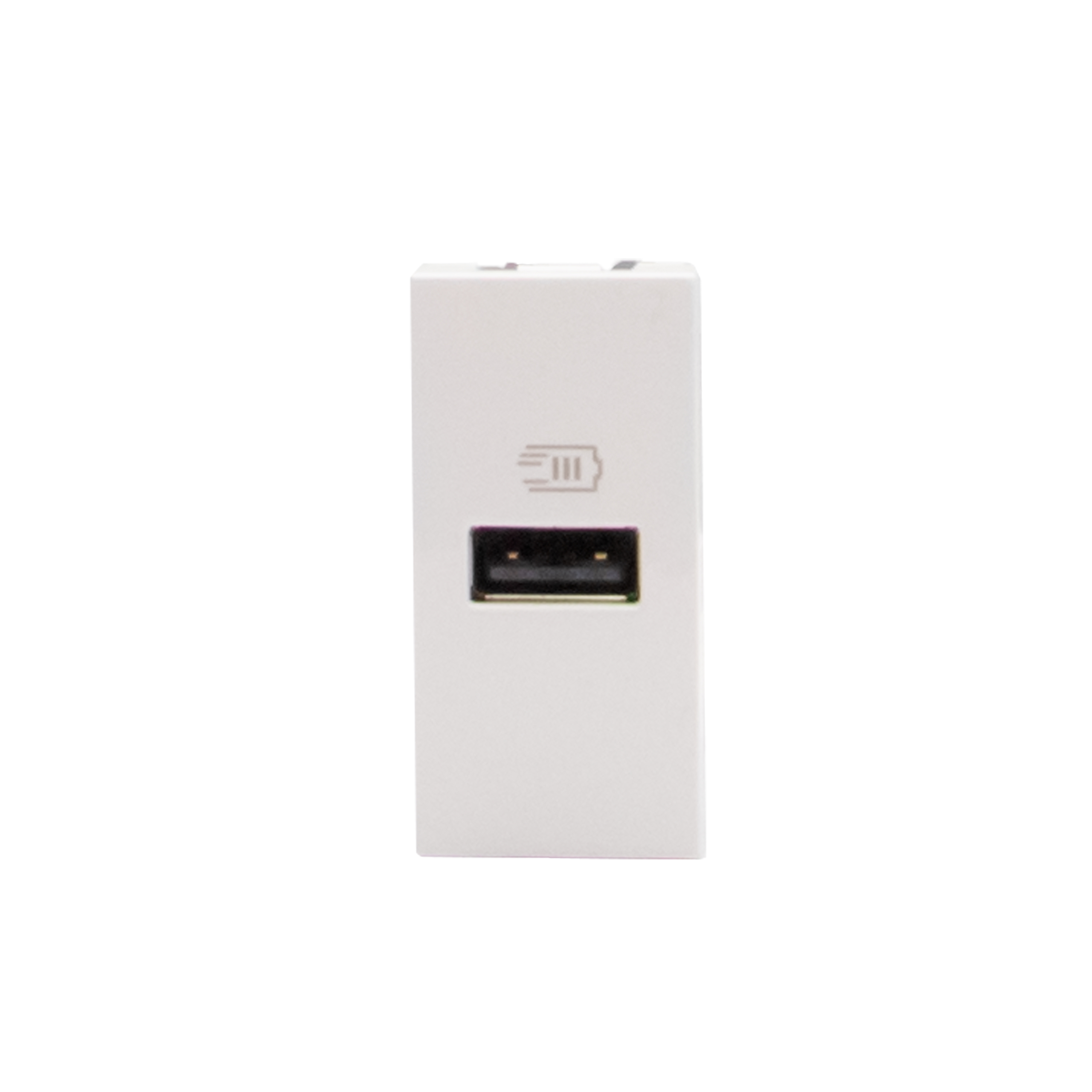 Single USB sockets - 1 x Type-A - 5 V= - 3 A - 15 W  