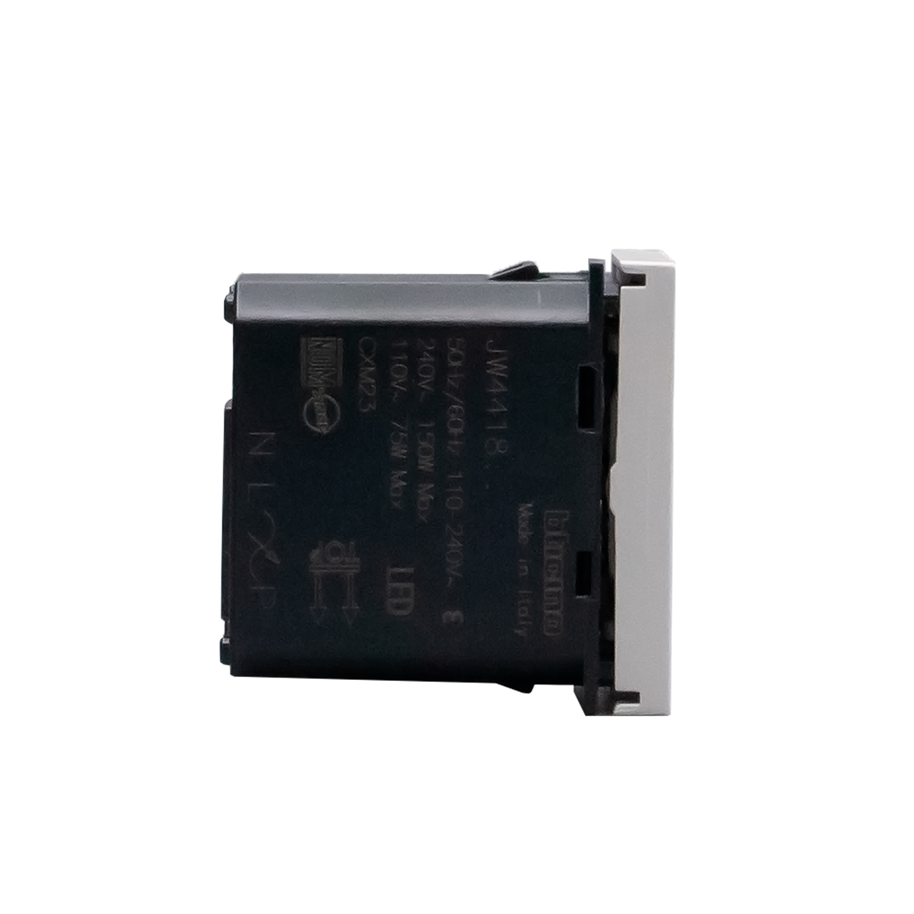 Universal Pushbutton Dimmer - with neutral, 3 wires 
