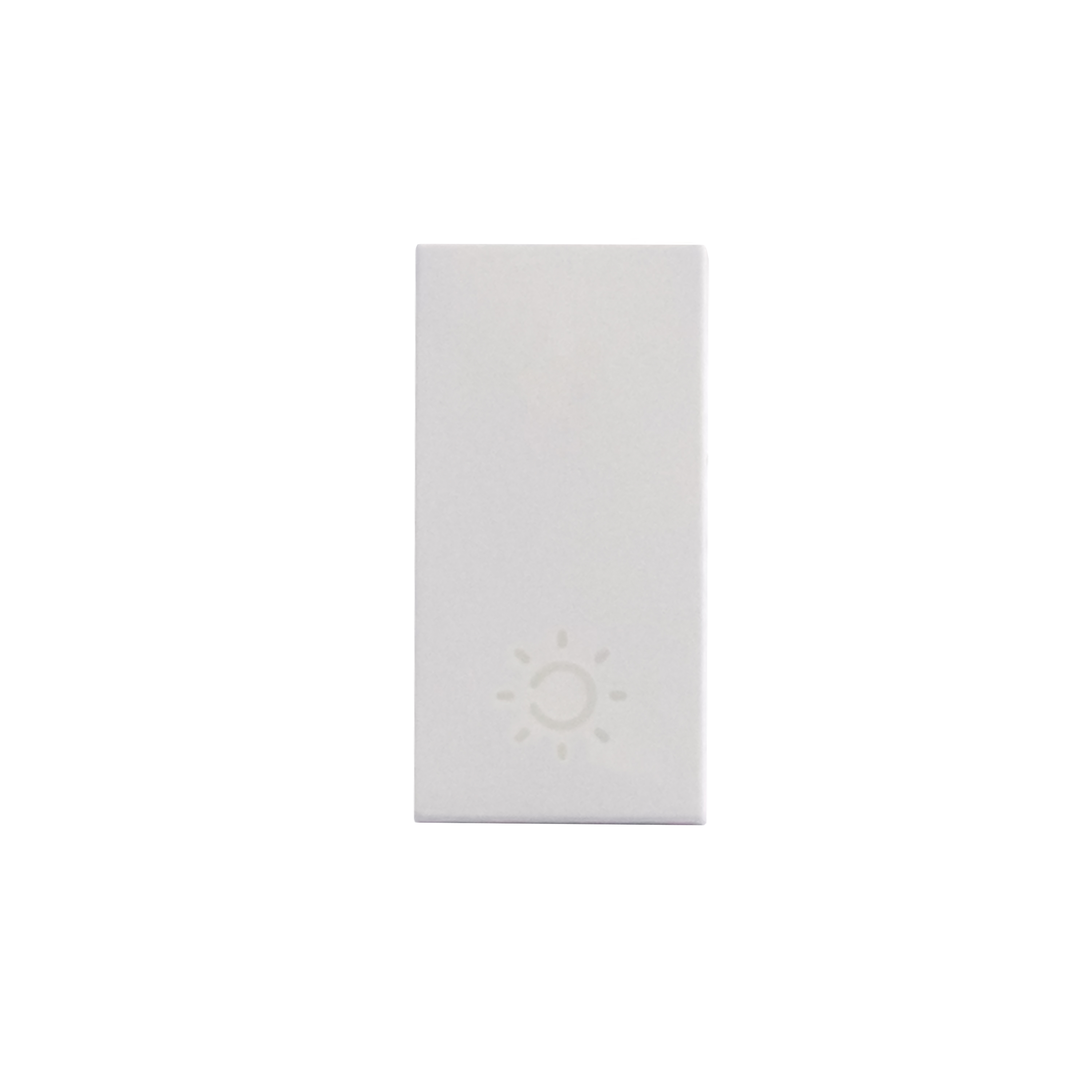 Key cover with lamp symbol - for rocker controls  