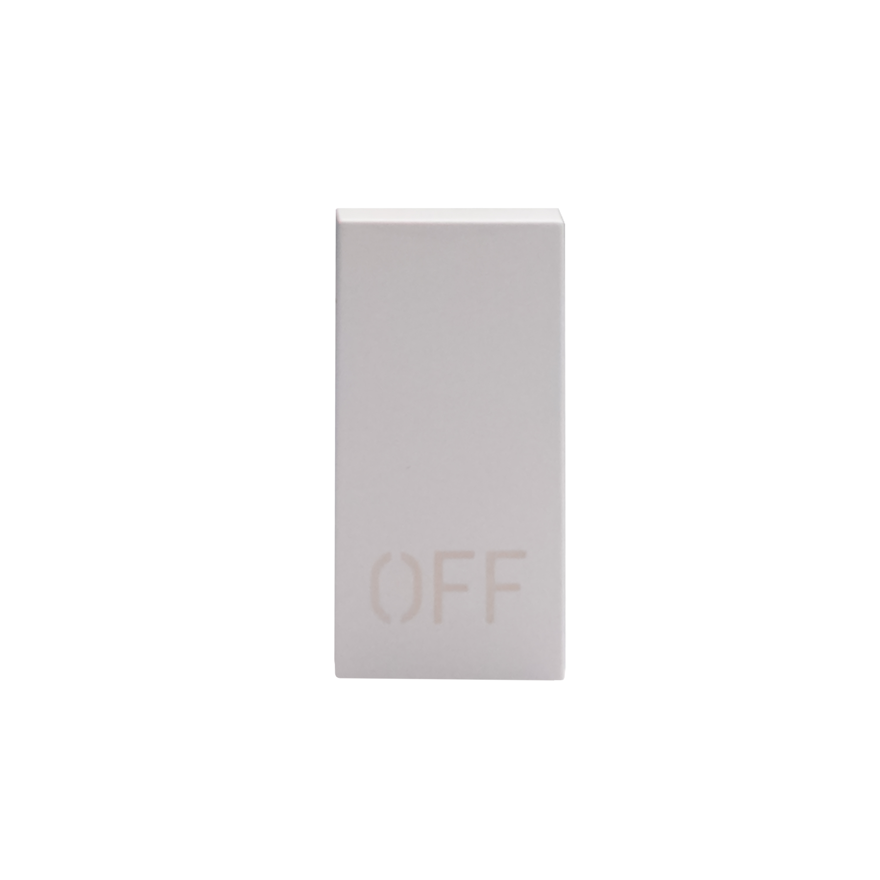 Key cover with OFF symbol - for rocker controls  