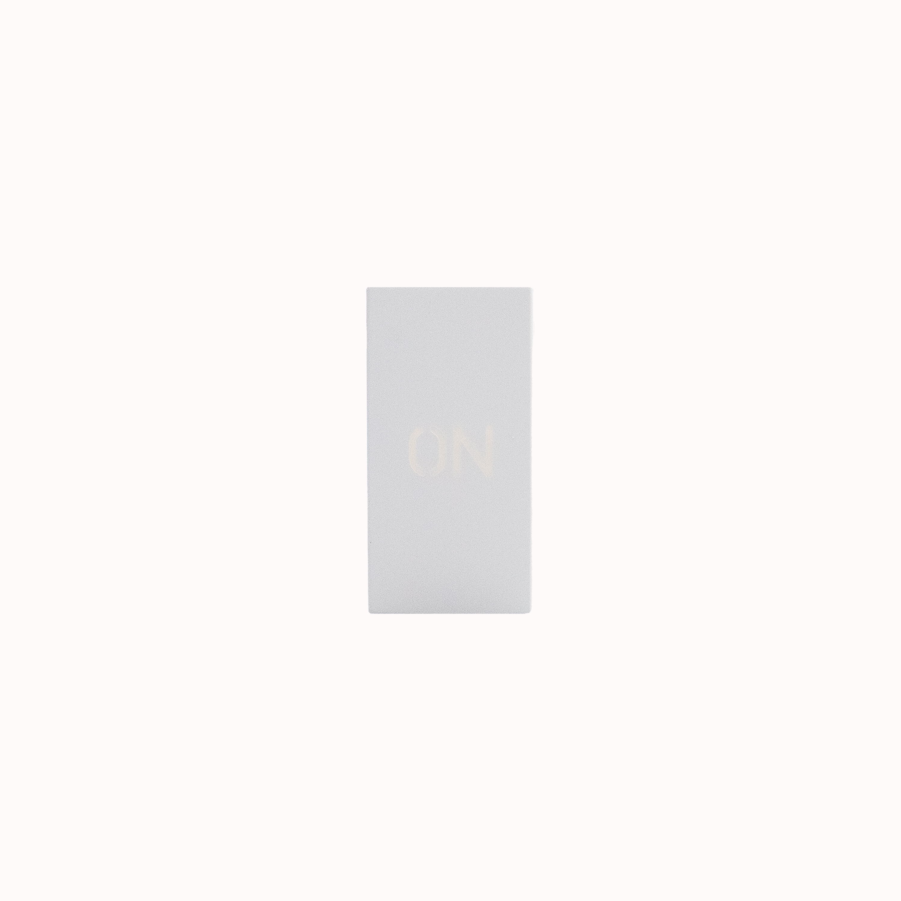 Key cover with ON symbol - for axial controls