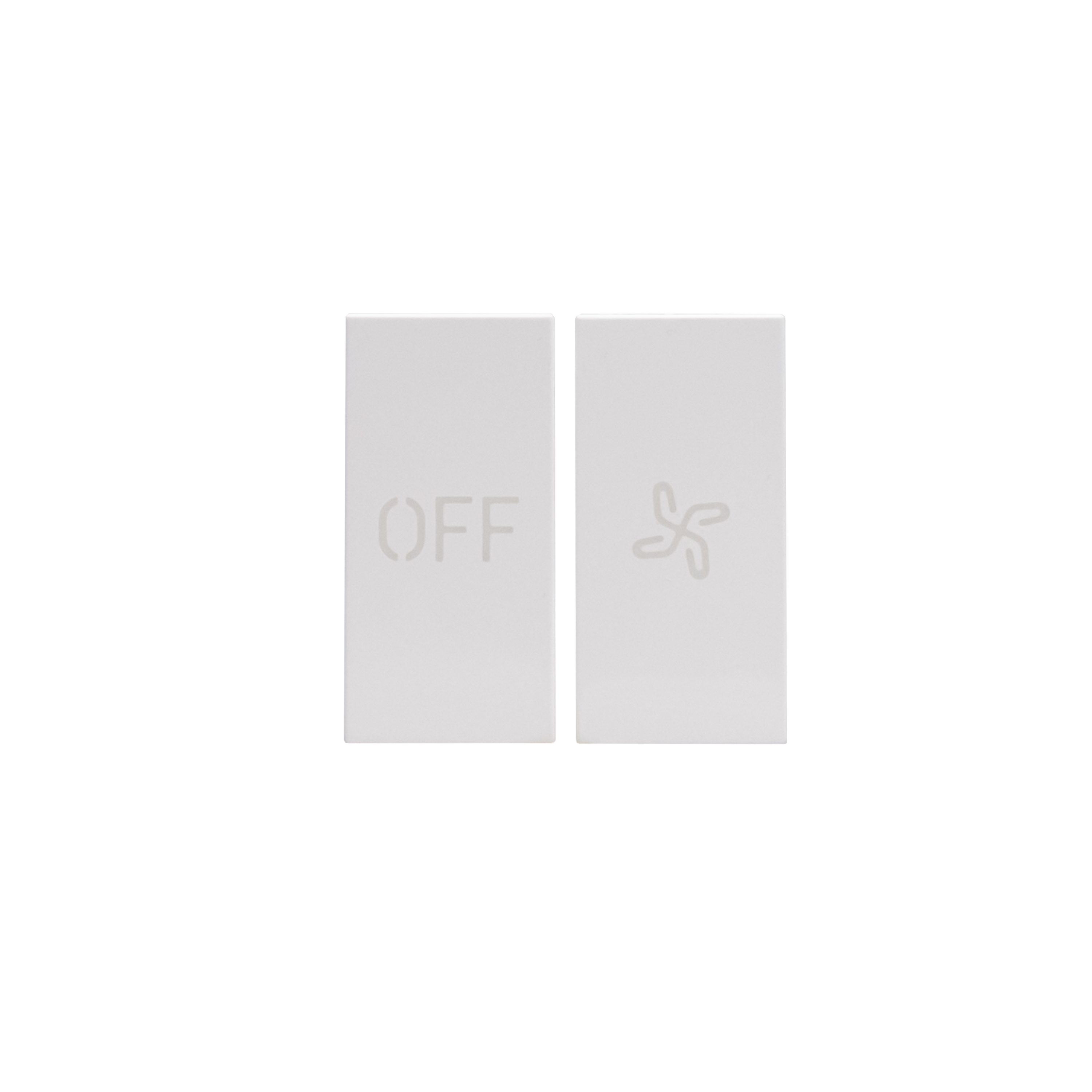 Key cover with OFF symbol - for axial controls