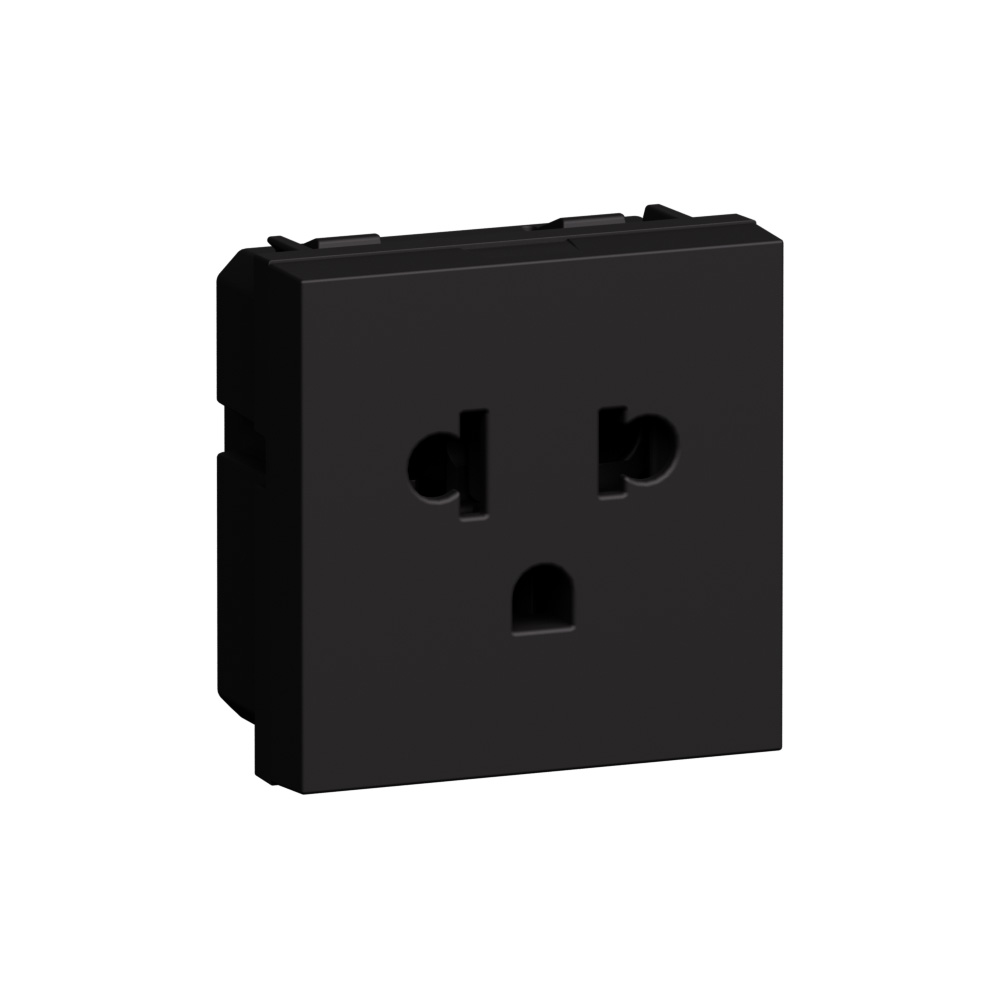 Euro american standard 2 P+E 16 A - 127/250 VA universal duplex socket