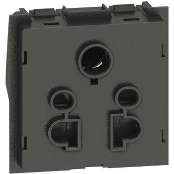 2P+E 6/10A 240VA and 15A 127Vac Indian and Euro-US standard socket