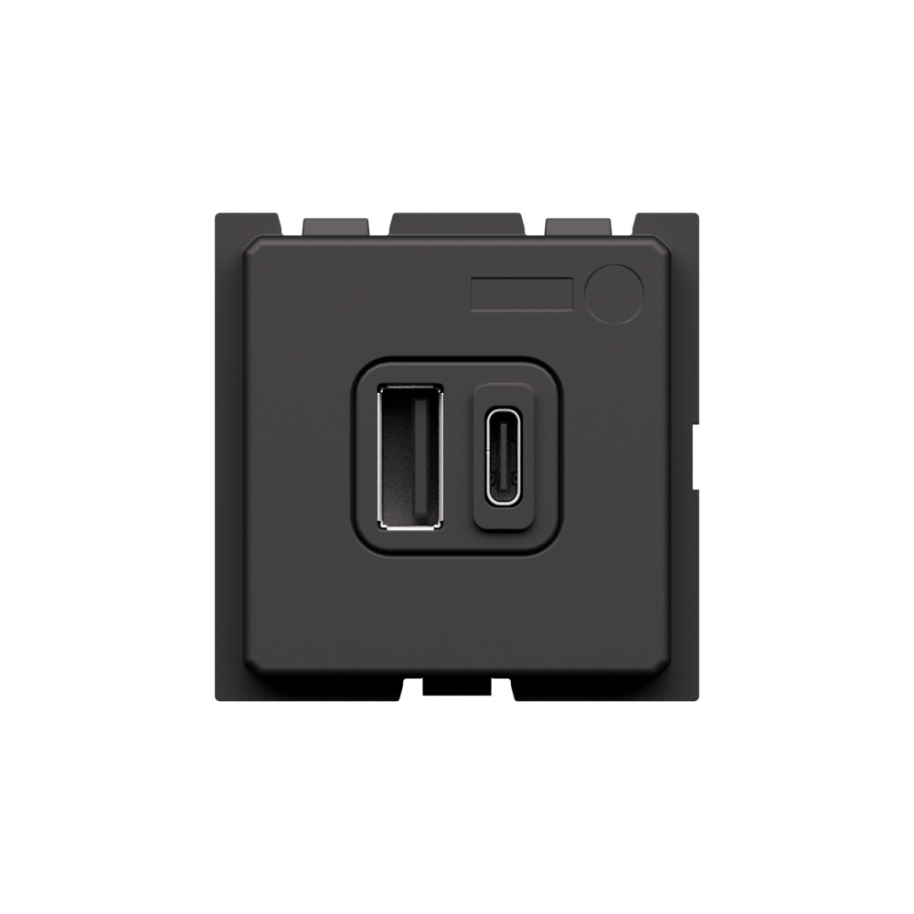 USB charger with 2 type A and C ports - 20W