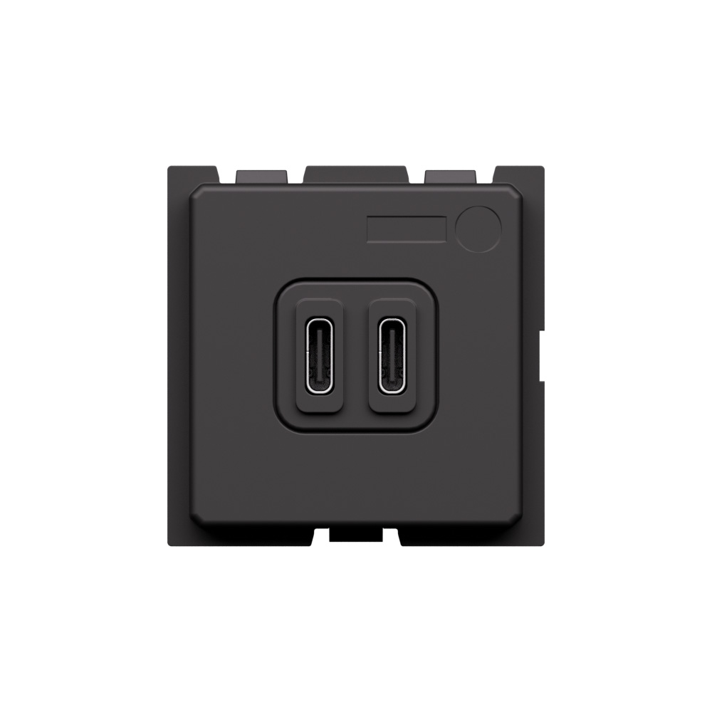 Double USB sockets - 2 x Type-C 30W.