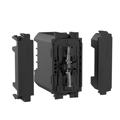 Universal pushbutton dimmer - 2 modules