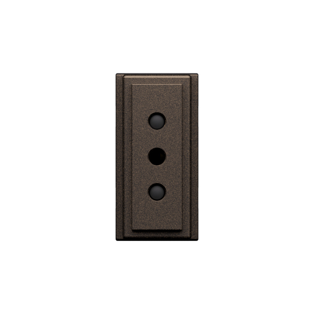 L.NOW - PRESA 2P+T 10A 250VAC BRONZE